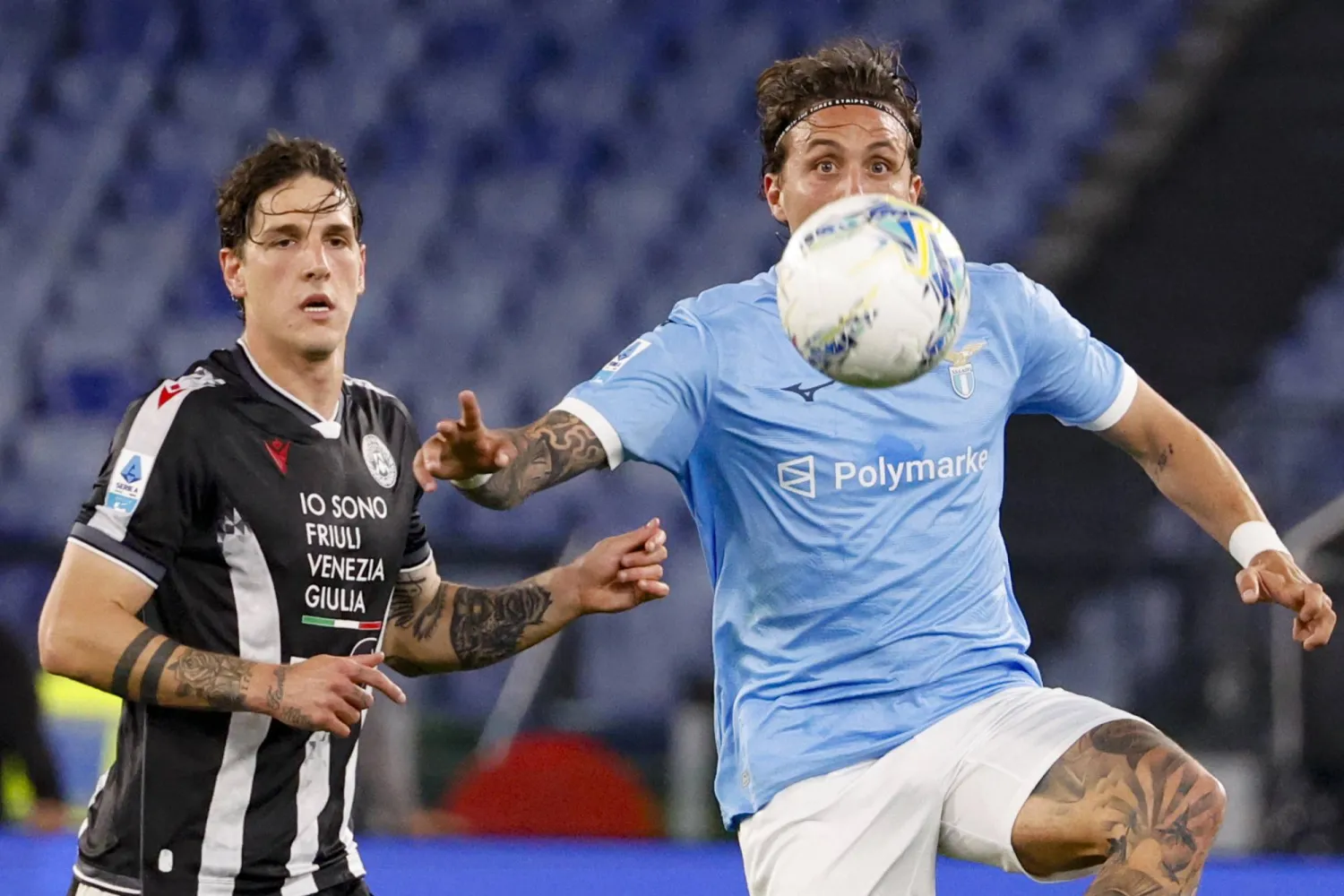 لاتسيو اقتنص التعادل من أودينيزي (إ.ب.أ)