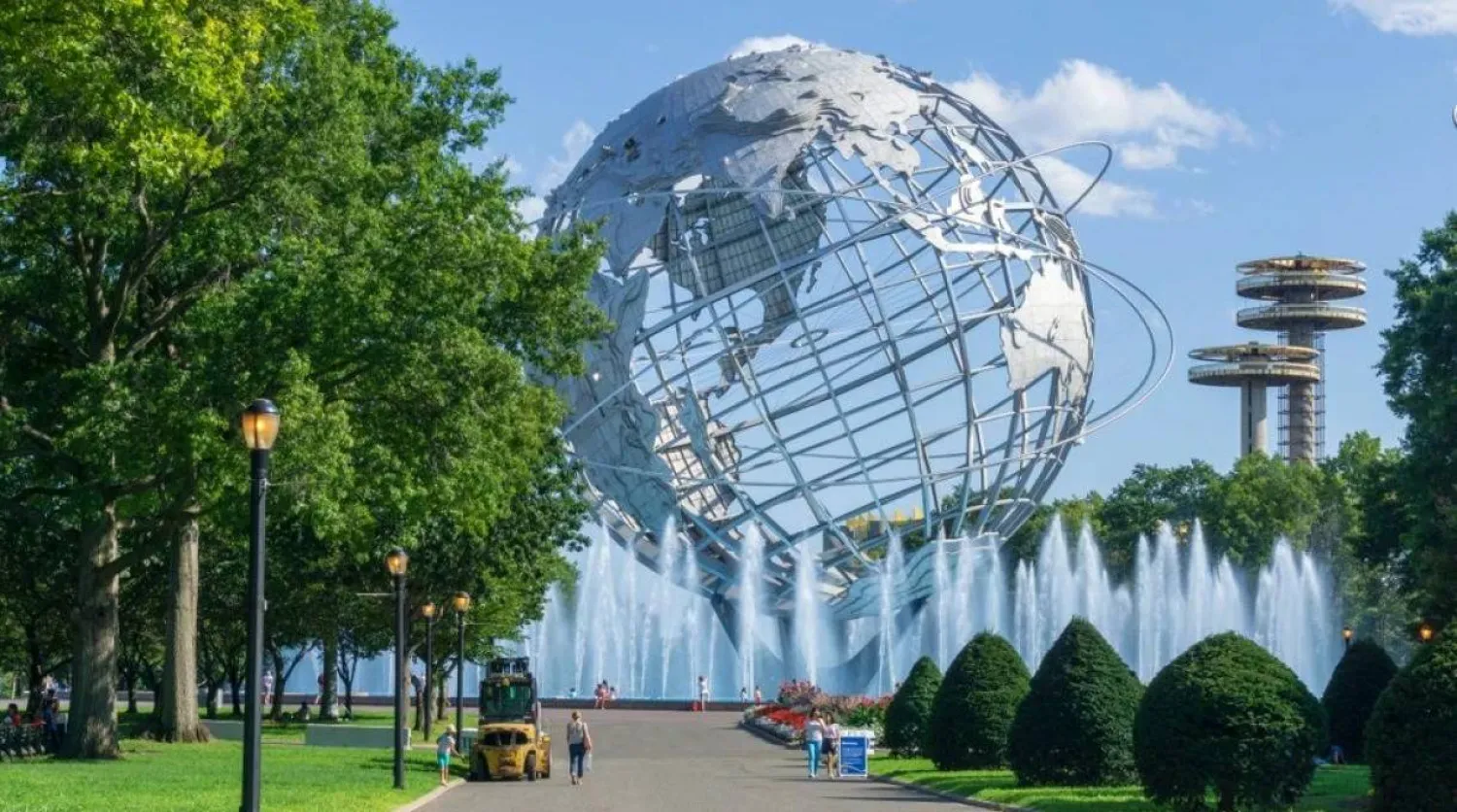 ملعب بطولة أميركا المفتوحة للتنس في كوينز (أ.ب)