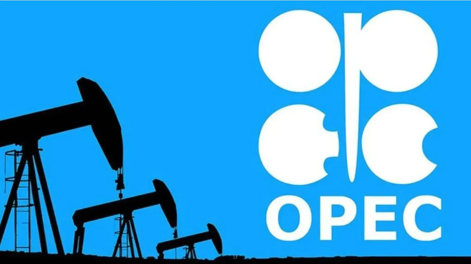 OPEC logosunun önünde bir petrol platformu maketi (Reuters)