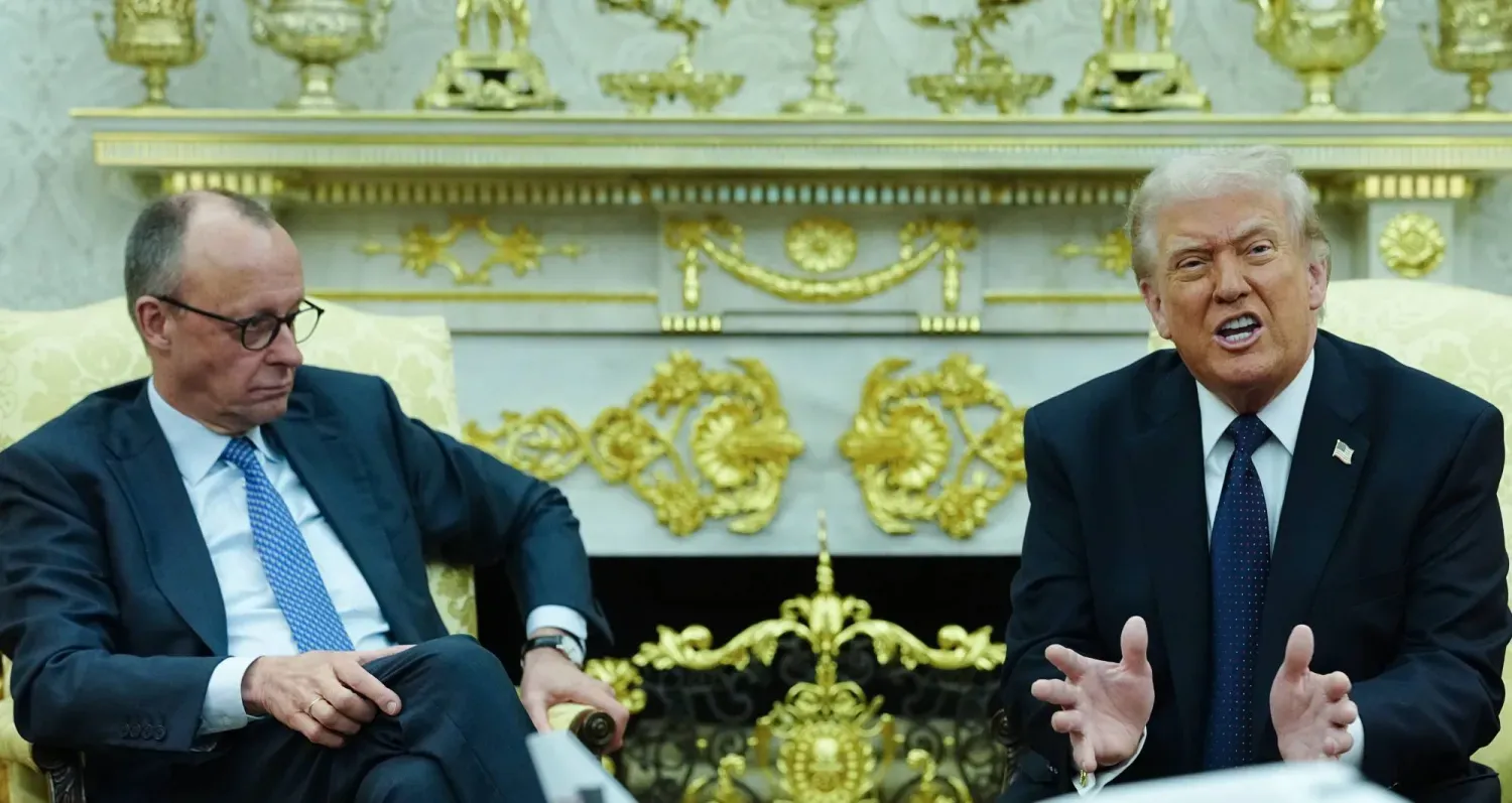 ABD Başkanı Donald Trump, 3 Mart 2026'da Beyaz Saray'da Almanya Başbakanı Friedrich Merz ile bir araya geldi (DPA)