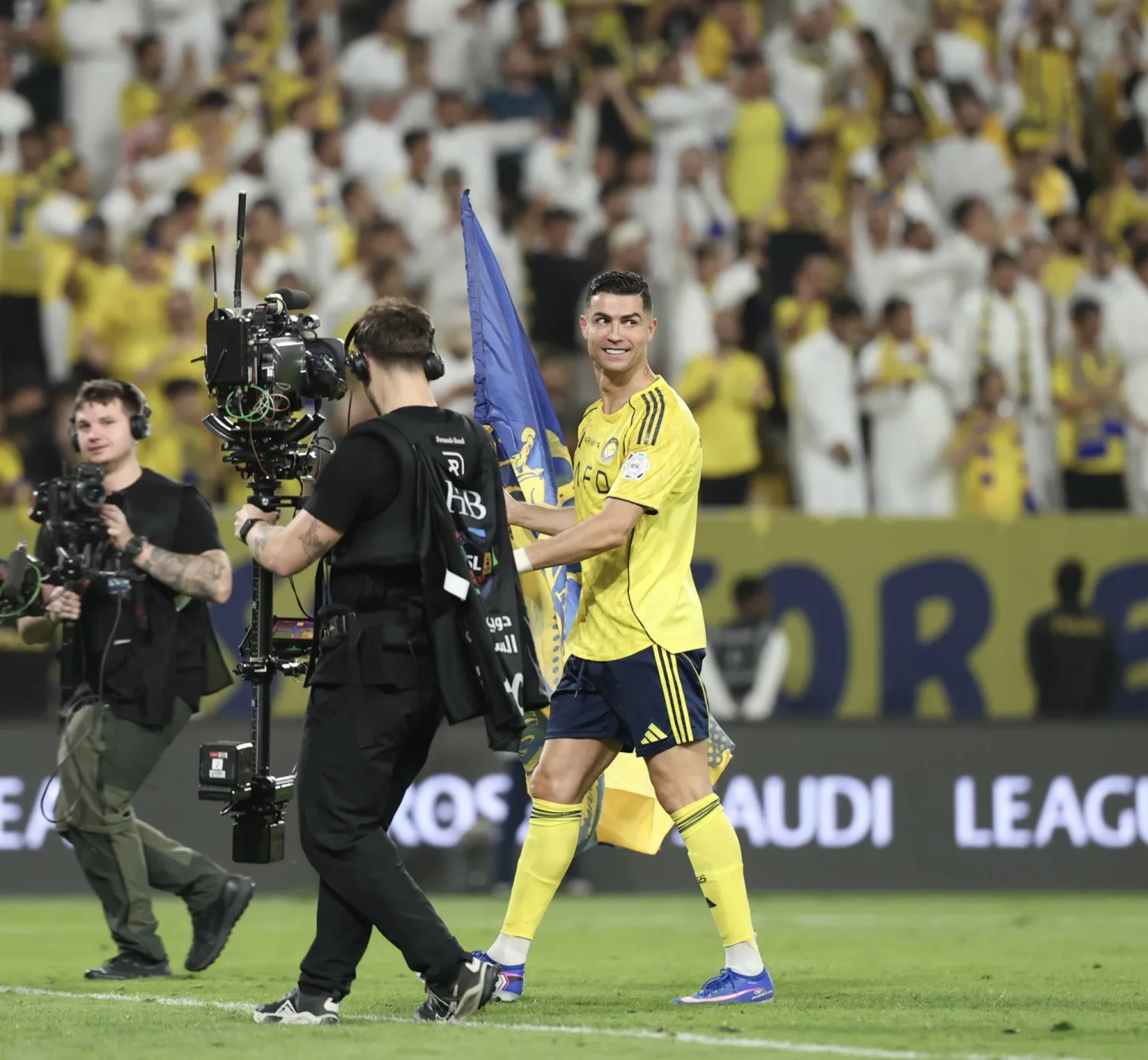 البرتغالي كريستيانو رونالدو، قائد النصر (تصوير: عبد العزيز النومان) 