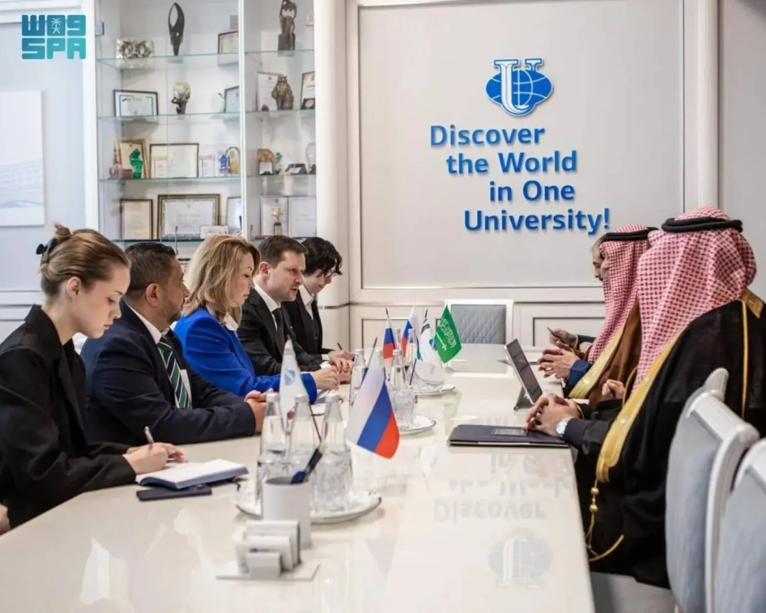 The event marked 100 years of Saudi-Russian bilateral relations. SPA
