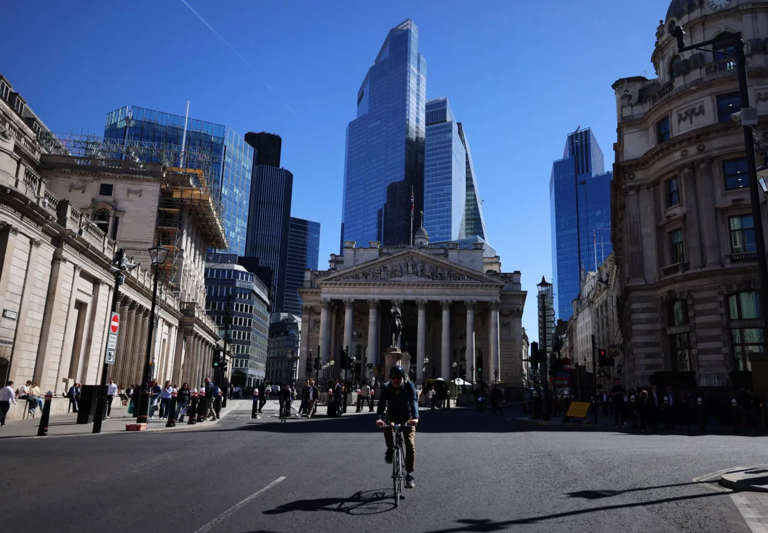 مبنى بنك إنجلترا في لندن (إ.ب.أ)