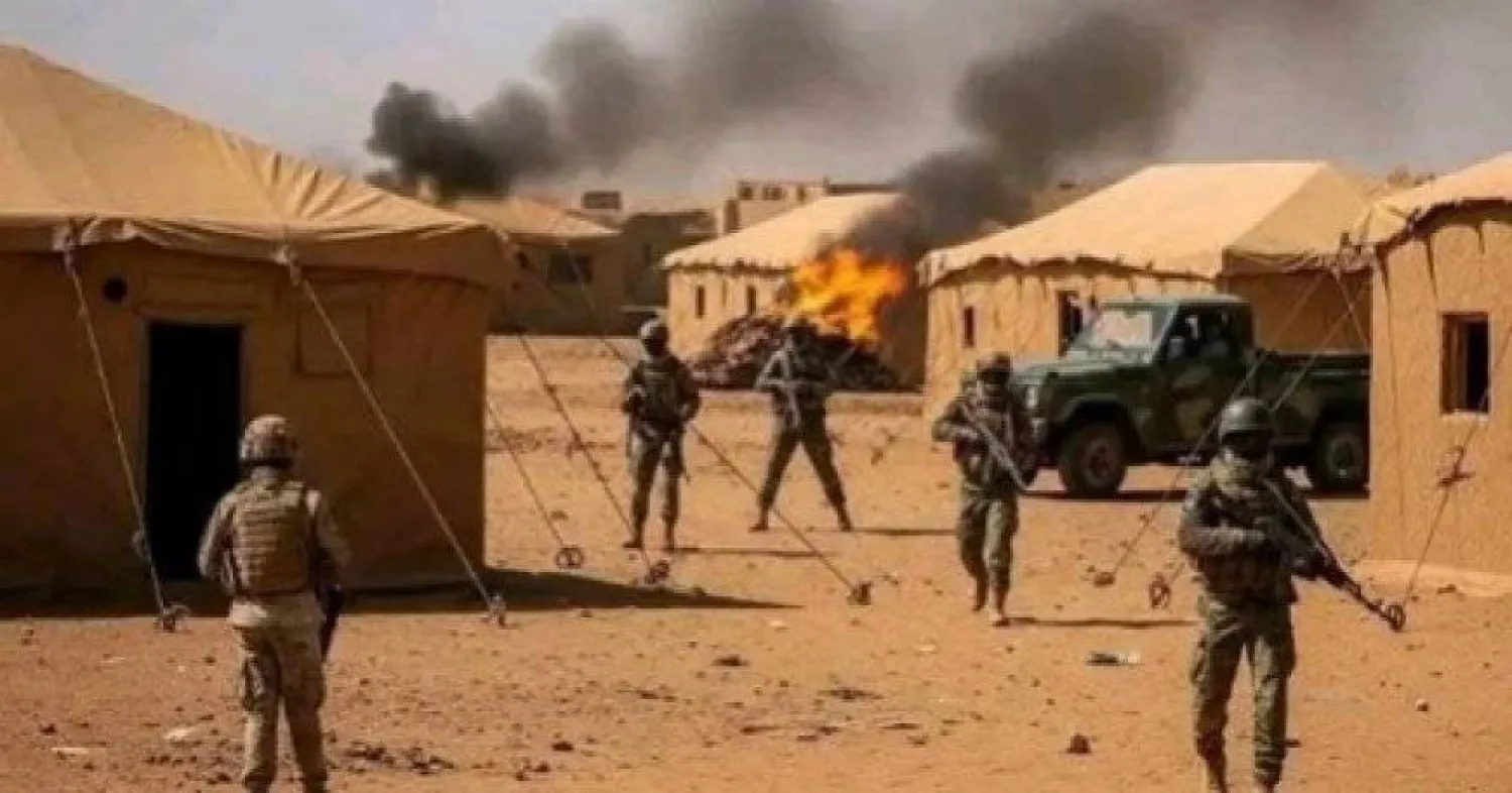 جانب من المواجهات بين الجيش المالي والمعارضة بقرية في شمال البلاد (مالي ويب)