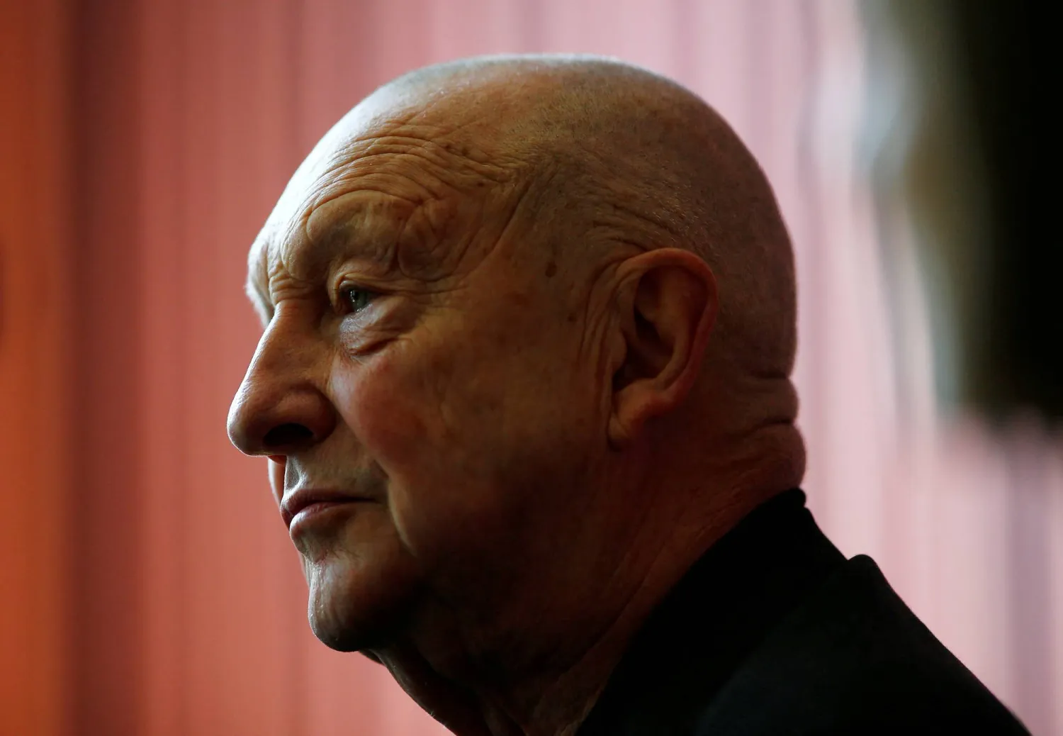 German artist Georg Baselitz attends the opening of his exhibition "The Heroes" (Die Helden) at the Staedel museum in Frankfurt, Germany June 29, 2016. (Reuters)