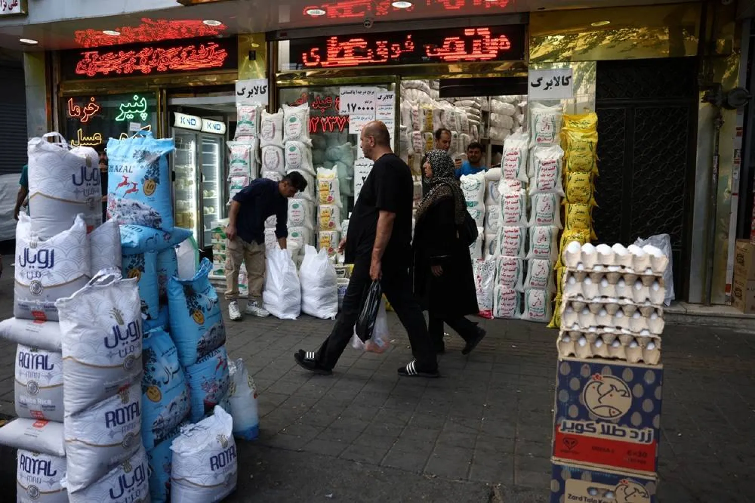 People walk in a local market in Tehran, Iran, April 28, 2026. Majid Asgaripour/WANA (West Asia News Agency) via Reuters