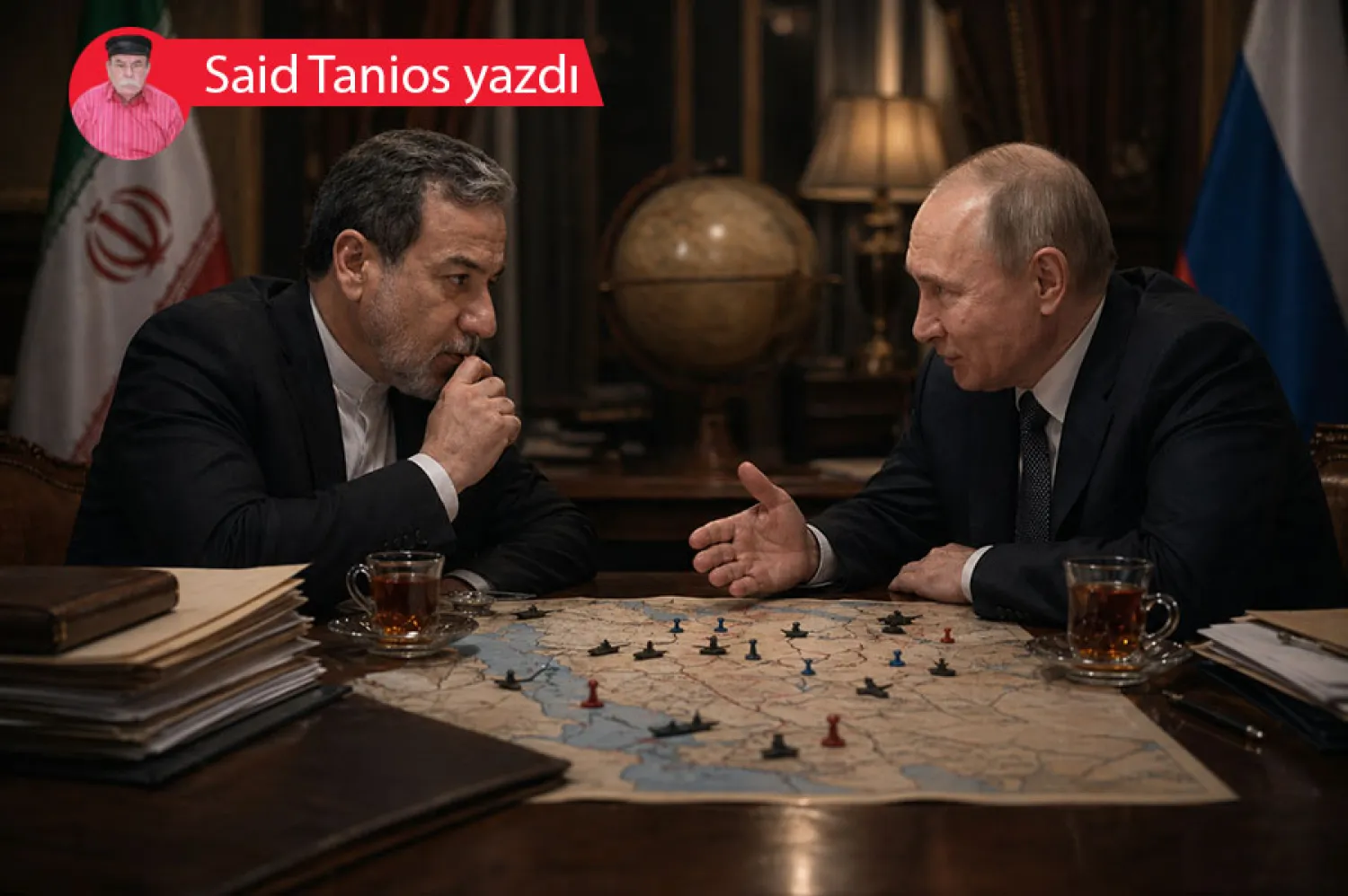 Putin ve Arakçi arasındaki görüşme, yeni bir askeri tırmanışın önüne geçecek güvencelerin bulunmasını ele aldı (Görsel yapay zeka ile tasarlandı)