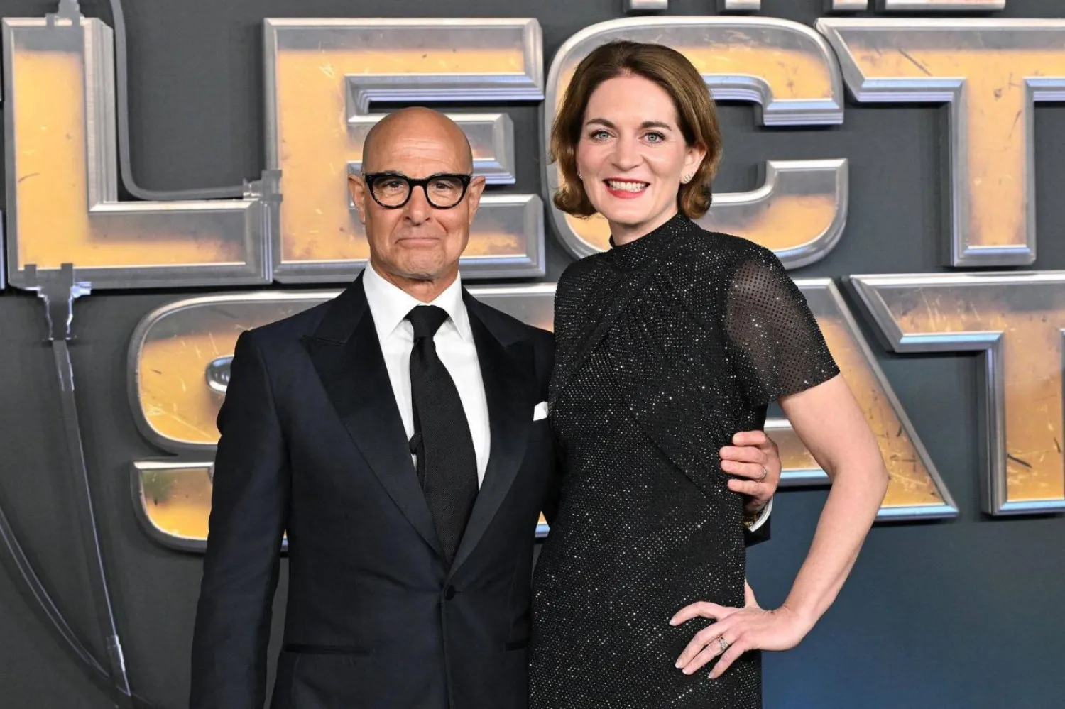 Stanley Tucci, eşi Felicity Blunt'la aralarındaki 21 yaş farkına rağmen "çok iyi anlaştıklarını" söylüyor (AFP)