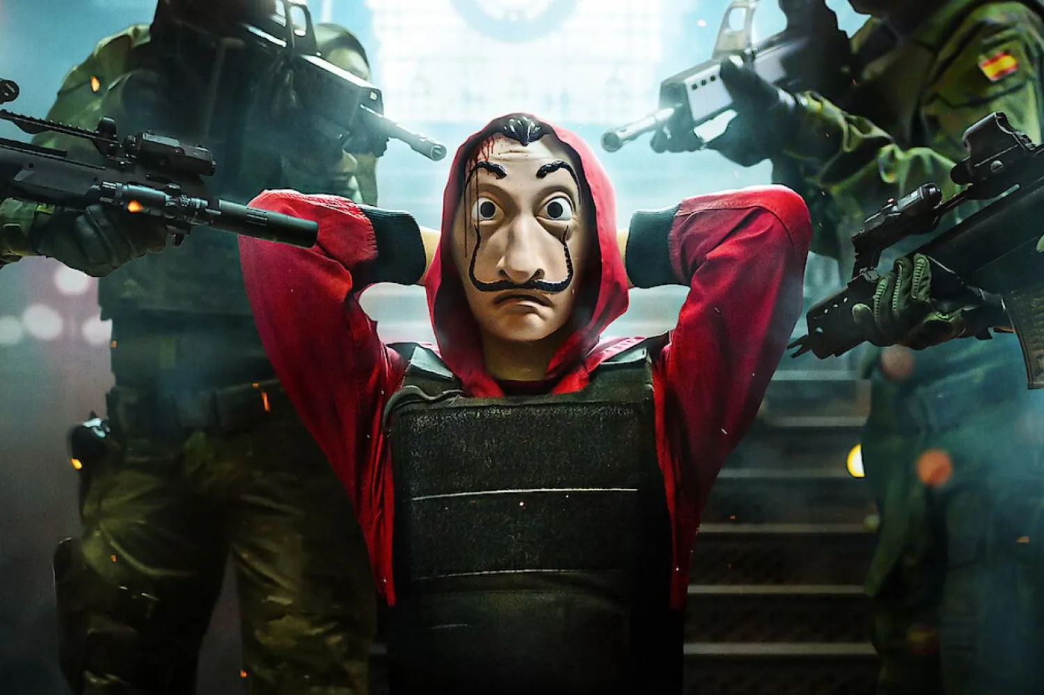 Álex Pina tarafından yaratılan İspanyol dizisi La Casa de Papel, Profesör lakaplı bir suç dehasının, tarihin en büyük soygununu gerçekleştirmek üzere işinde uzman 8 kişiyi toplamasıyla gelişen olayları anlatıyordu (Netflix)