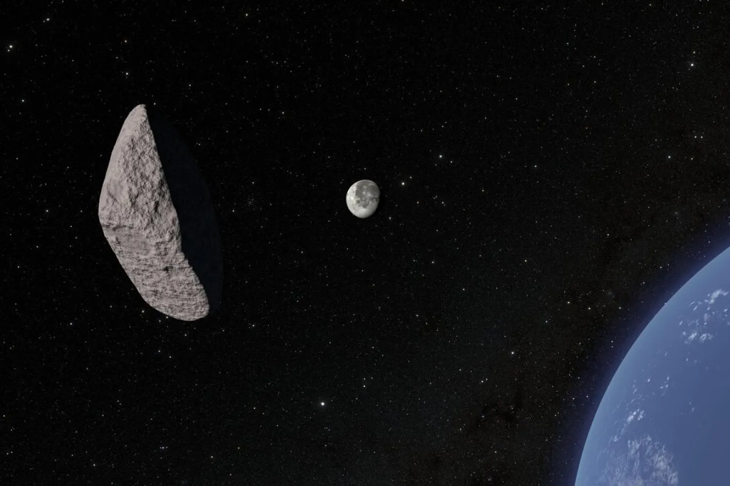 2024 YR4 isimli asteroidin Dünya'ya veya Ay'a çarpma ihtimali büyük endişe yaratmıştı (NOIRLab)