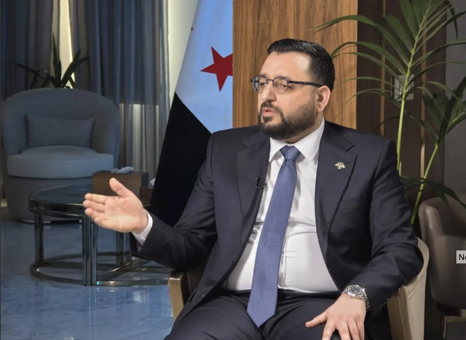 The head of Syria's committee for combating illicit enrichment, Basel Al-Suwaidan (Asharq Al-Awsat)