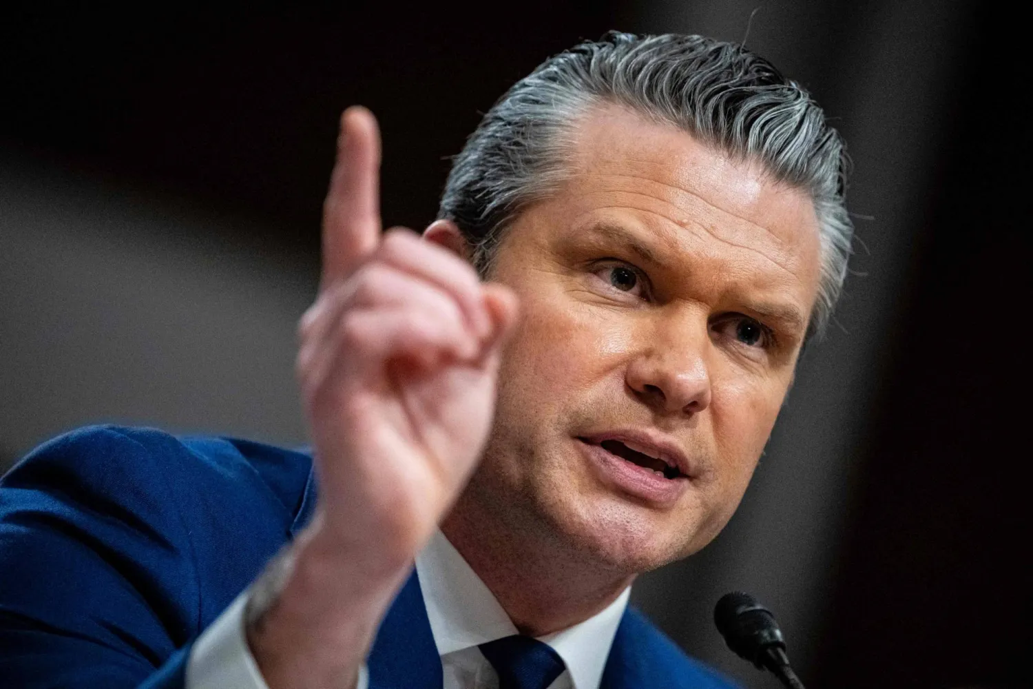 US Secretary of Defense Pete Hegseth testifies during a Senate Armed Services Committee hearing on April 30, 2026 in the Dirksen Senate Office Building in Washington, DC. (Getty Images/AFP)