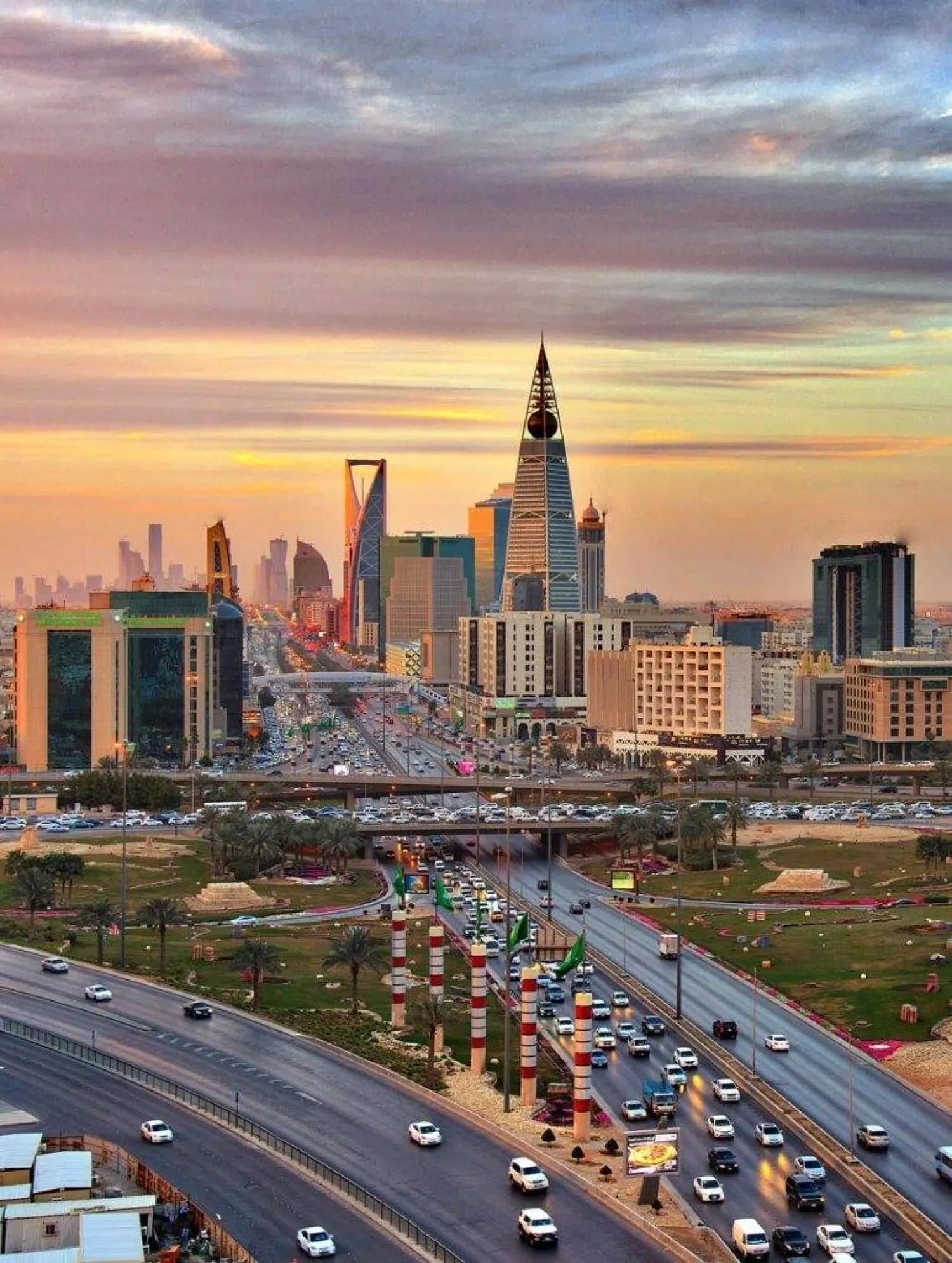 A view of the Riyadh skyline, the Saudi capital (Royal Commission for Riyadh City)