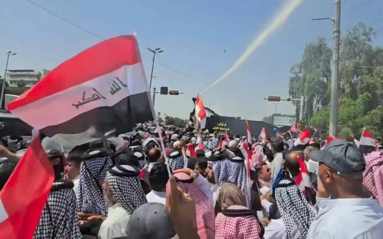 مظاهرات الفلاحين (موقع بغداد اليوم)