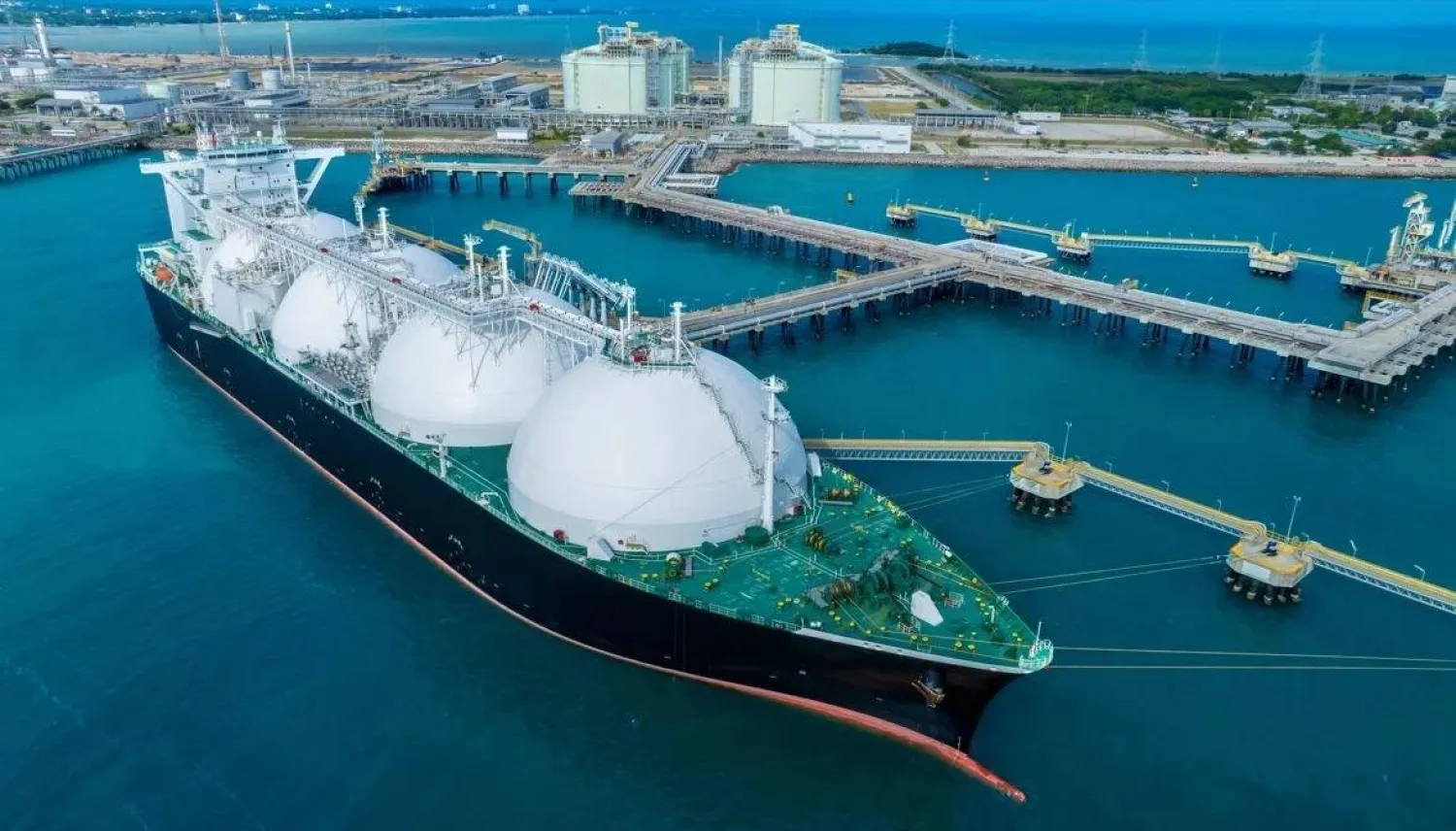 Maritime tracking data indicates that global LNG shipments decreased to 33 million tons last month (X)