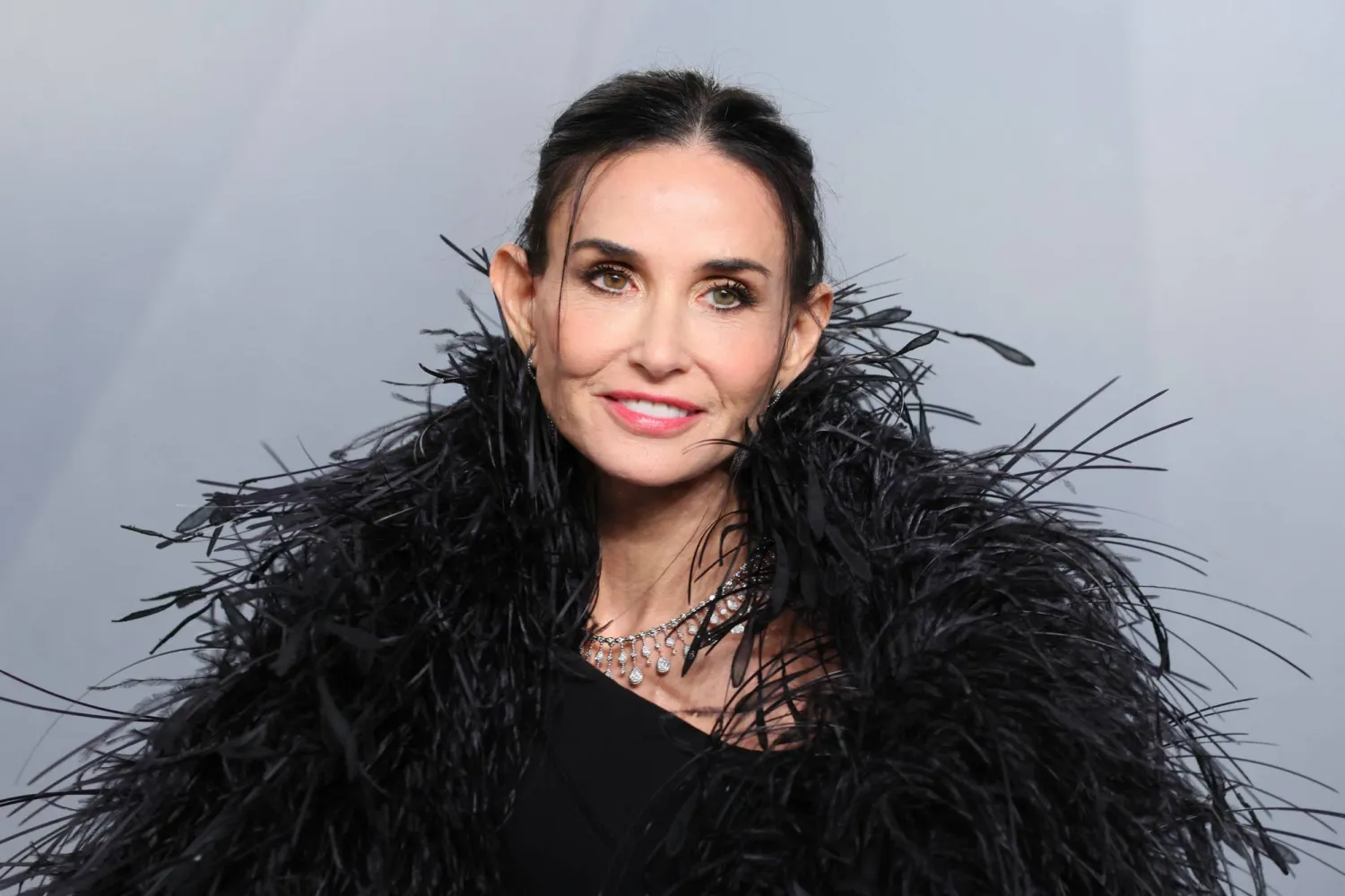 US actress Demi Moore attends the Vanity Fair Oscar Party at the Los Angeles County Museum of Art (LACMA) in Los Angeles on March 15, 2026. (AFP) 