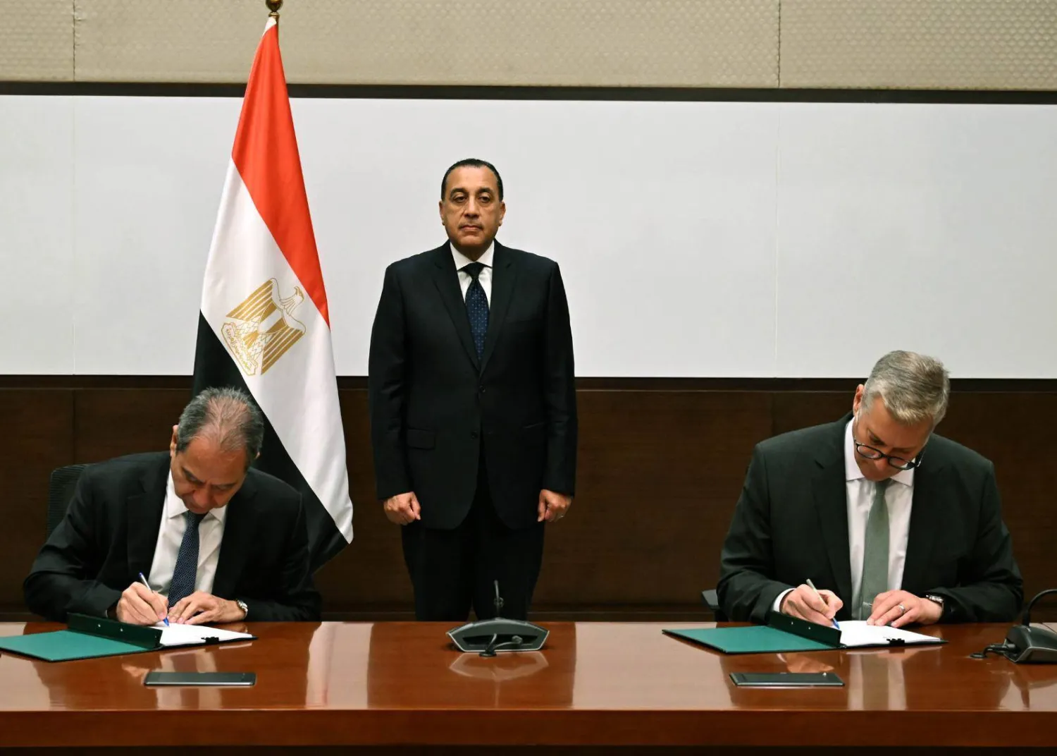 رئيس مجلس الوزراء المصري يشهد توقيع اتفاقية لإعادة تطوير شبكات الغاز اللبنانية (رئاسة مجلس الوزراء)