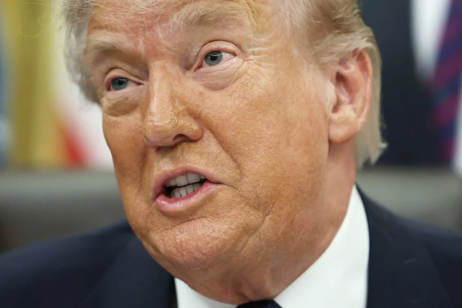 US President Donald Trump speaks before signing a proclamation inside the Oval Office at the White House in Washington, DC, USA, 05 May 2026. (EPA)