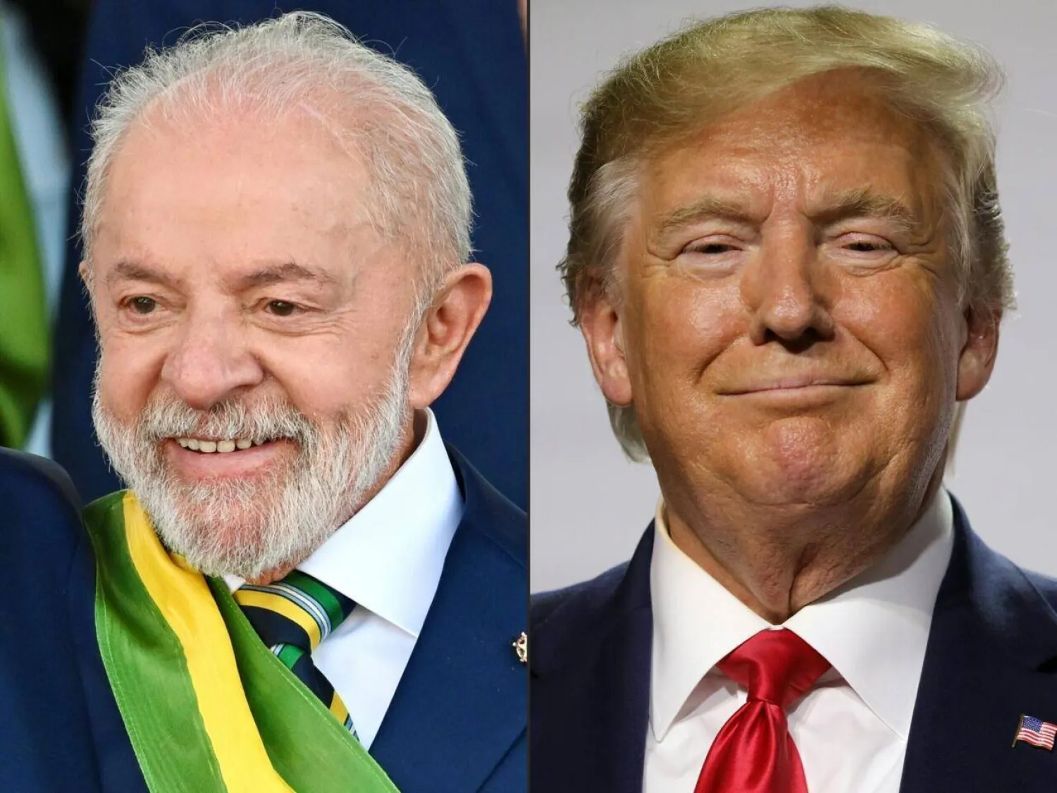 Lula and Trump, who command the largest economies in the Americas, have had a turbulent relationship, though Trump has hailed their 'excellent chemistry'. Evaristo Sa, Ludovic MARIN / AFP/File
