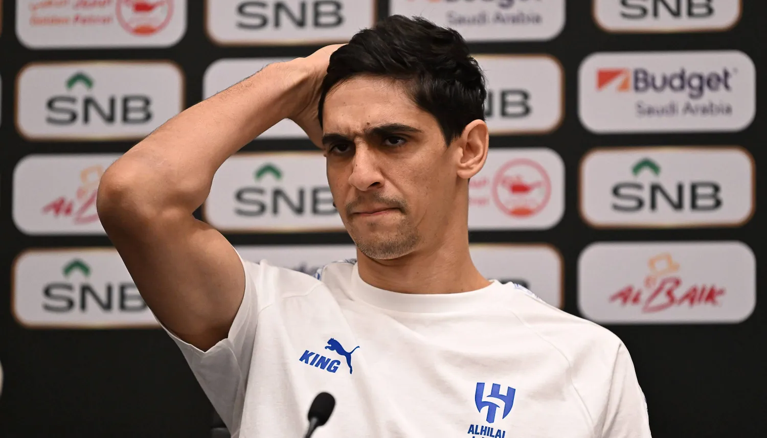 المغربي ياسين بونو حارس مرمى فريق الهلال (تصوير: علي خمج)