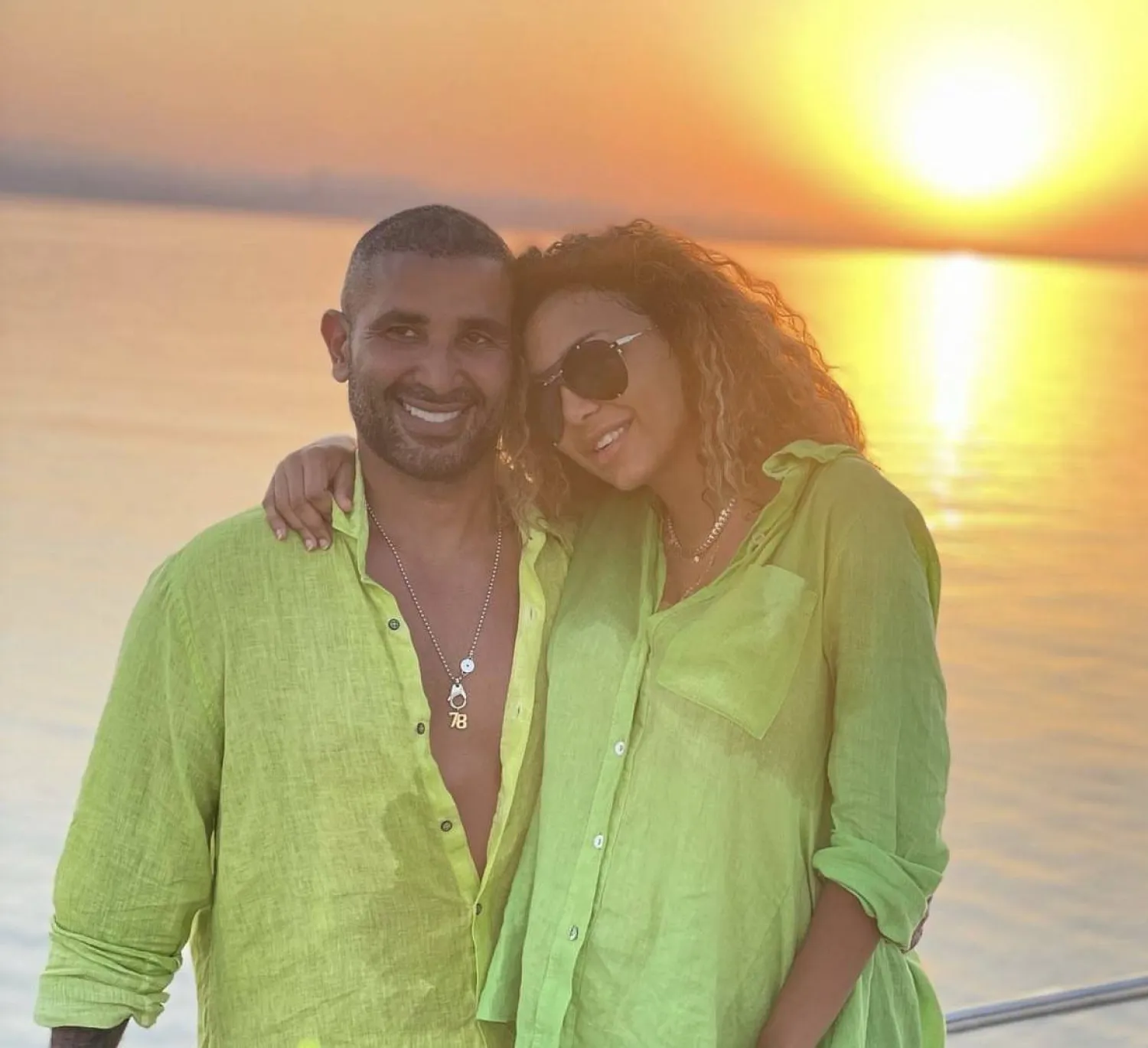 أحمد سعد وزوجته السابقة علياء بسيوني (حسابه على إنستغرام)