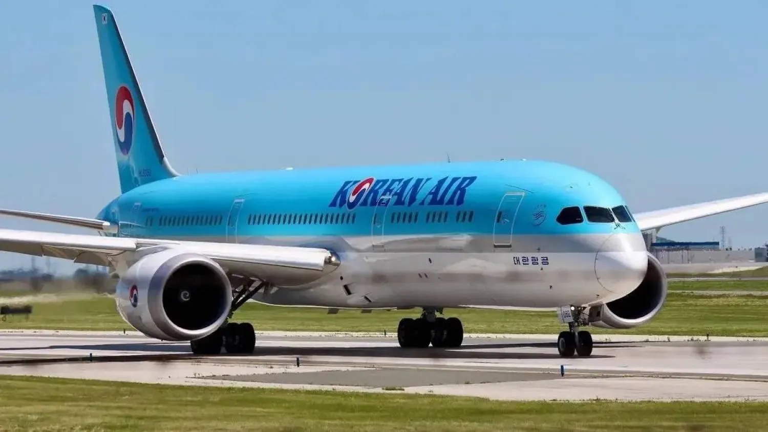  A Korean Air aircraft parked at the Incheon International Airport, South Korea (X) 