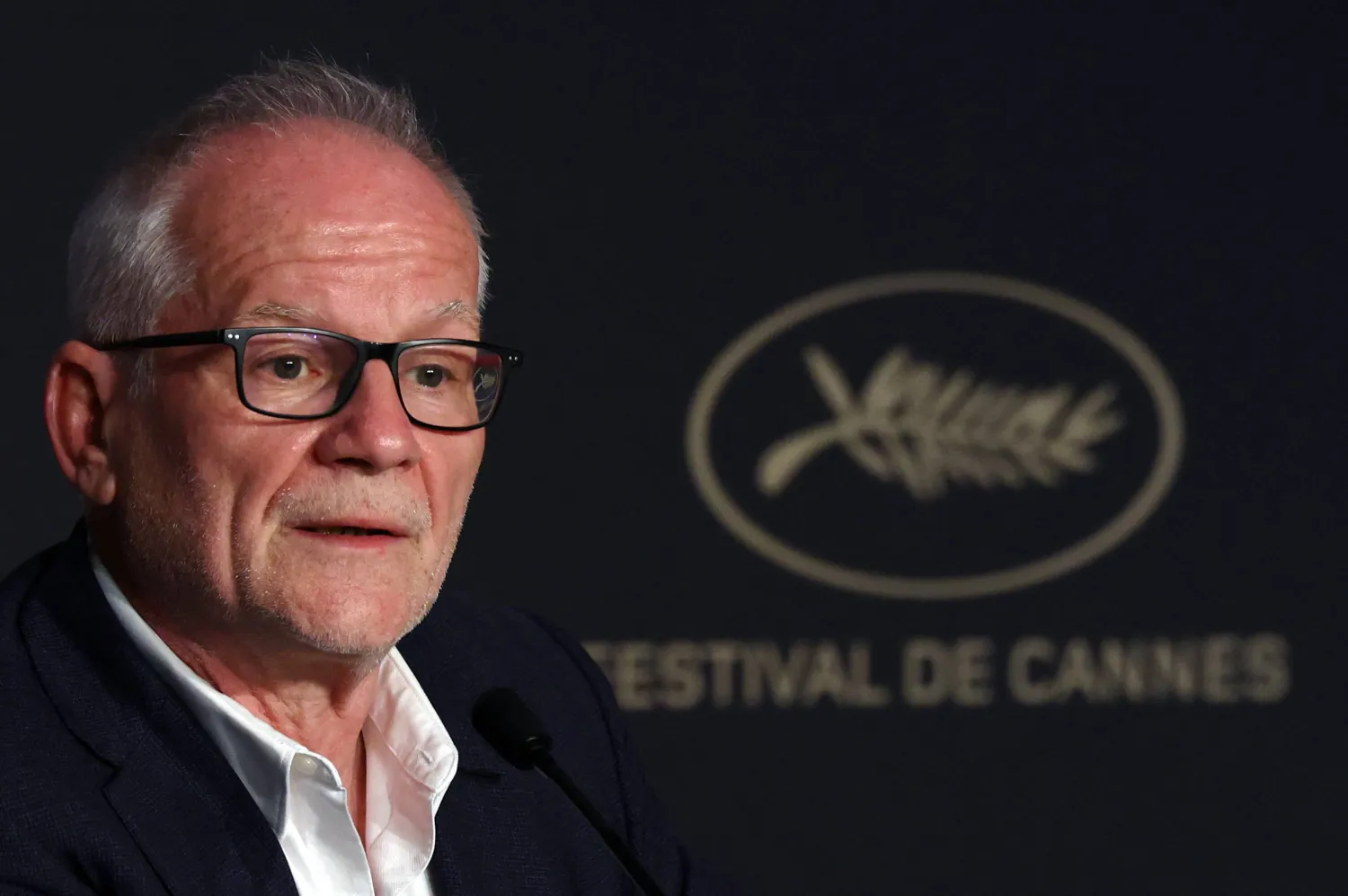 Cannes Film Festival General Delegate Thierry Frémaux attends a press conference on the eve of the opening ceremony of the 79th Cannes Film Festival in Cannes, France, May 11, 2026. (Reuters)