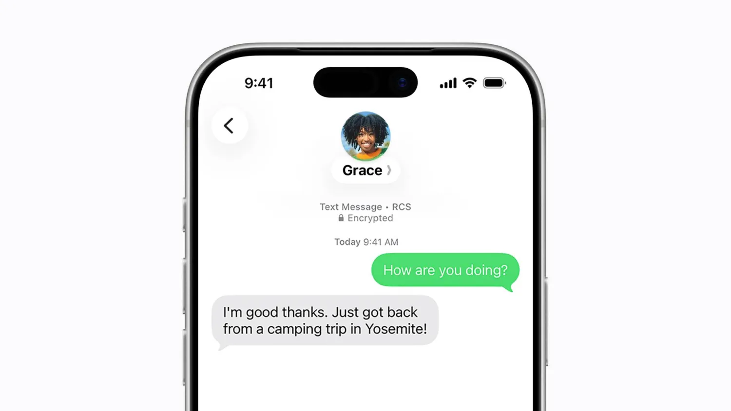 تحديث «iOS 26.5 «يضيف تشفيراً من طرف إلى طرف لمحادثات «RCS» بين مستخدمي «آيفون» و«أندرويد» بشكل تجريبي (أبل)