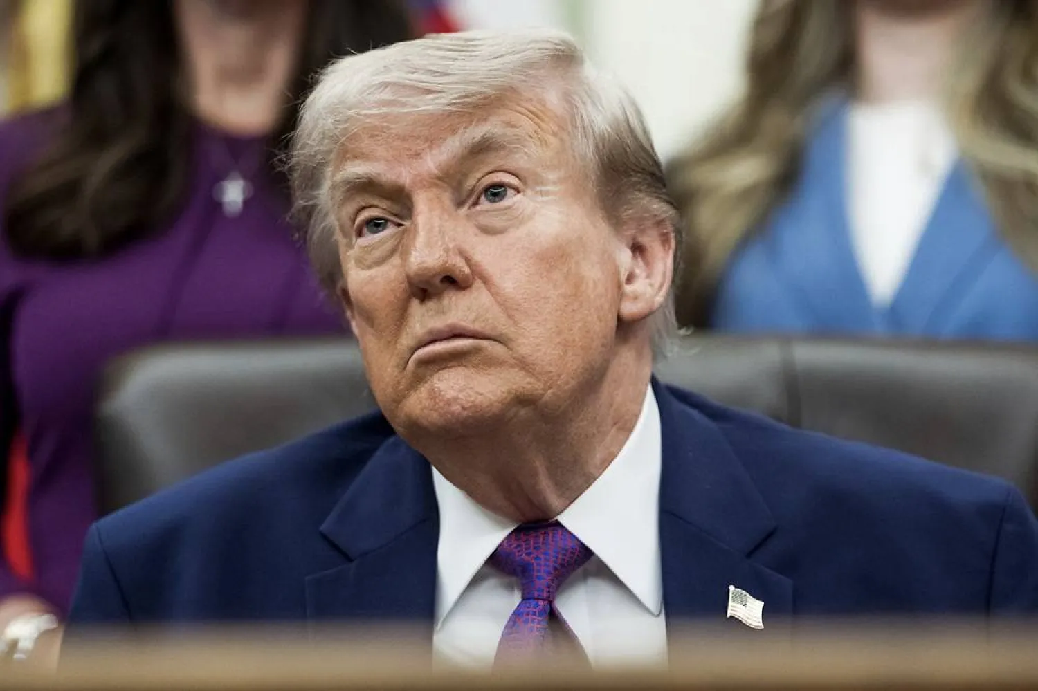 11 May 2026, US, Washington: US President Donald Trump, listens to a question during a maternal healthcare event at the Oval Office of the White House. (Daniel Torok/White House/Planet Pix via ZUMA Press Wire/dpa)