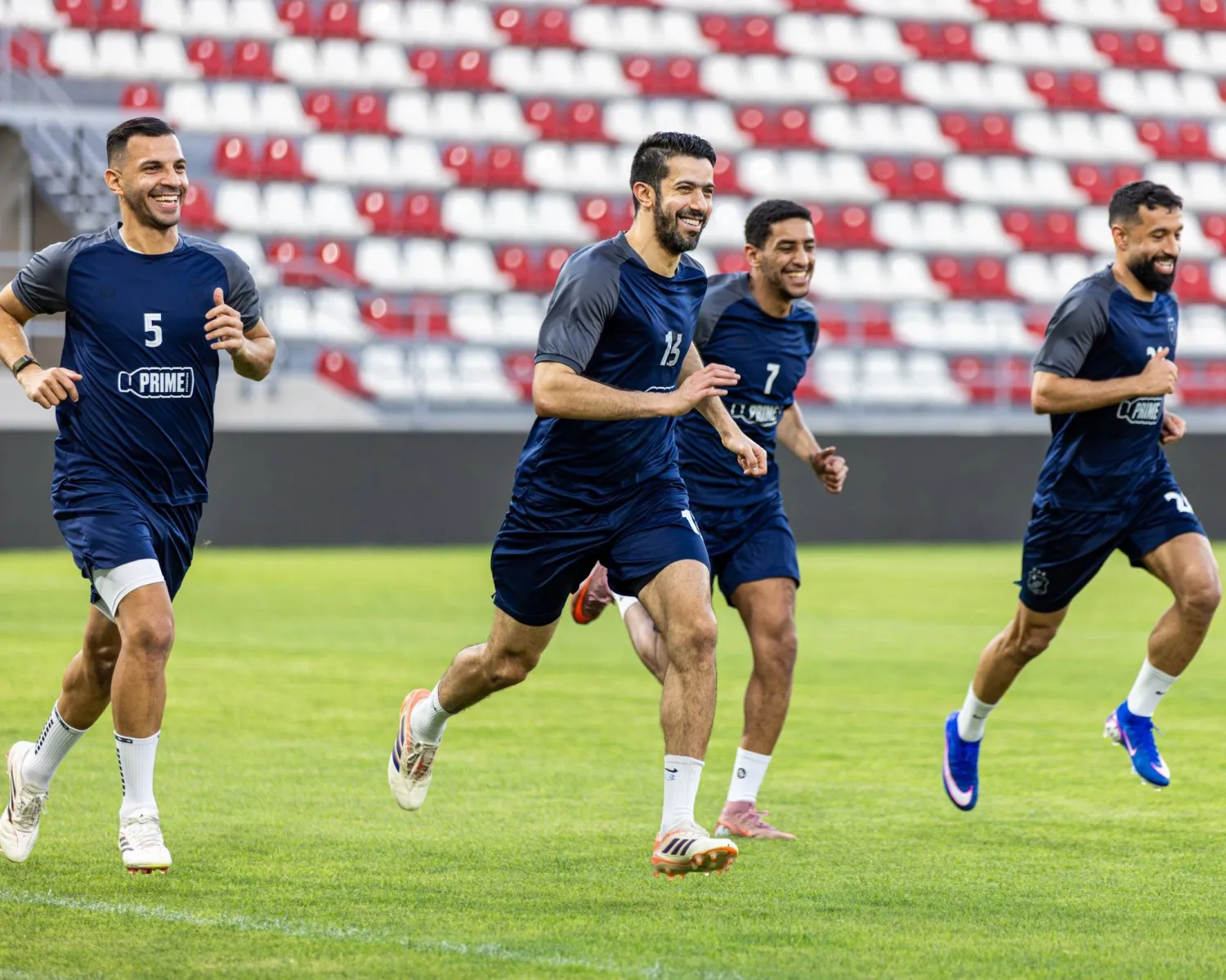 لاعبو الكويت خلال التحضيرات الأخيرة (نادي الكويت)