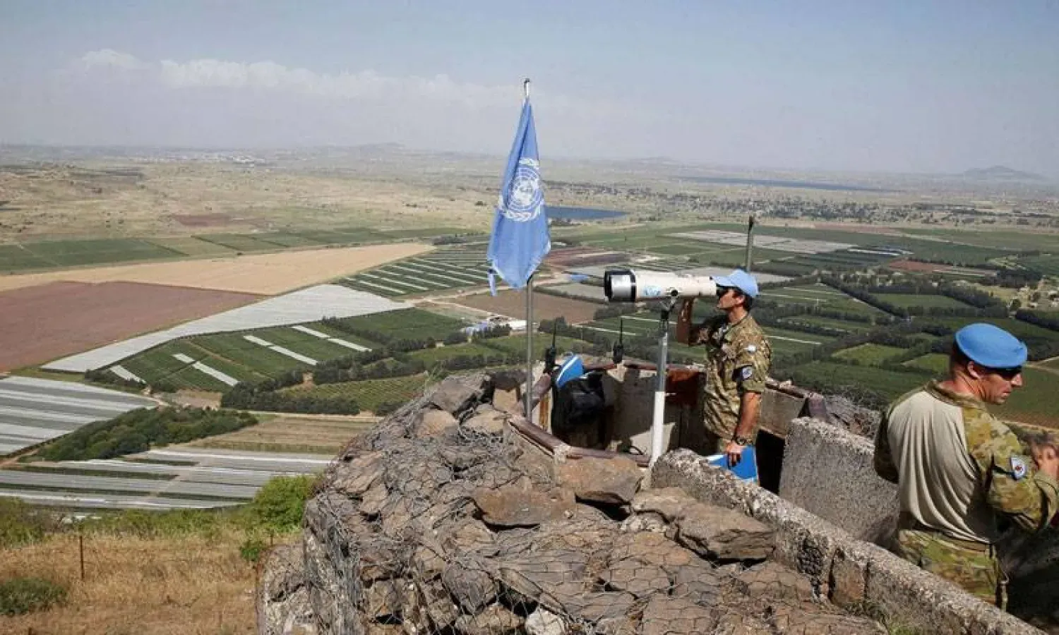 Golan Tepeleri'nde Suriye ile İsrail arasındaki kuvvetlerin ayrılması bölgesi (Arşiv - Reuters)