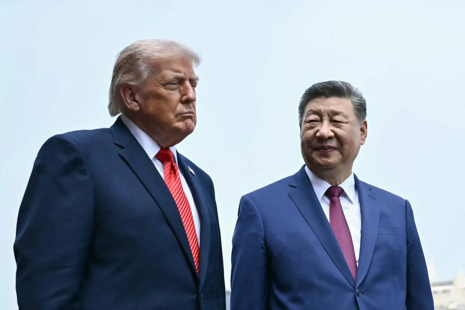 Çin Devlet Başkanı Şi Cinping Pekin’e gelen ABD Başkanı Donald Trump’ı karşıladı. (Reuters)