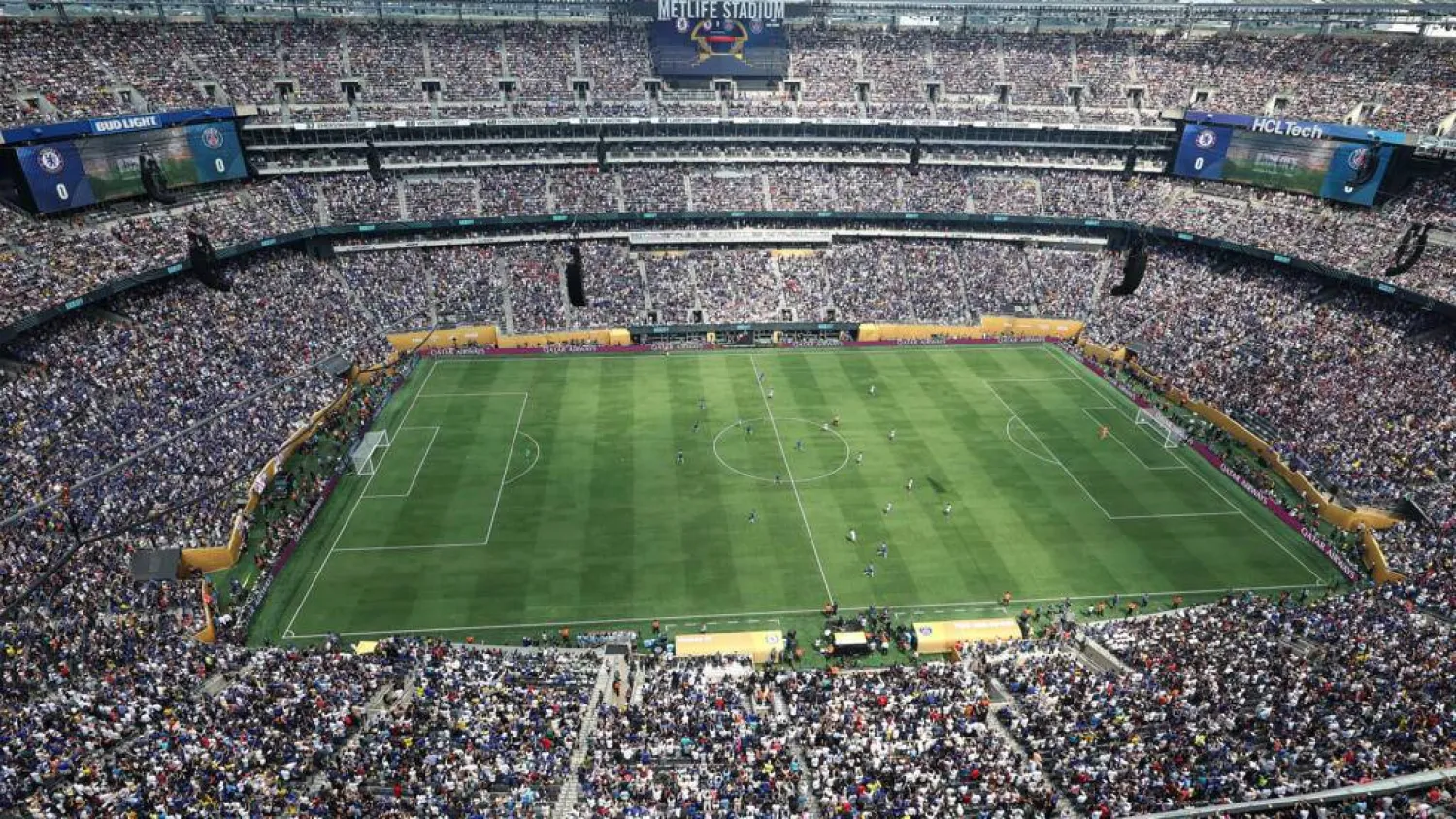 The MetLife Stadium in New Jersey will host the July 19 final of the 2026 World Cup, the largest and most complex edition of the tournament ever staged. AL BELLO / GETTY IMAGES NORTH AMERICA/AFP
