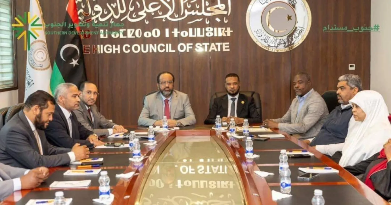  الزادمة يناقش مع المجلس الأعلى للدولة في ليبيا أزمات الجنوب ومشروعات متوقفة 13 مايو (جهاز تنمية الجنوب)