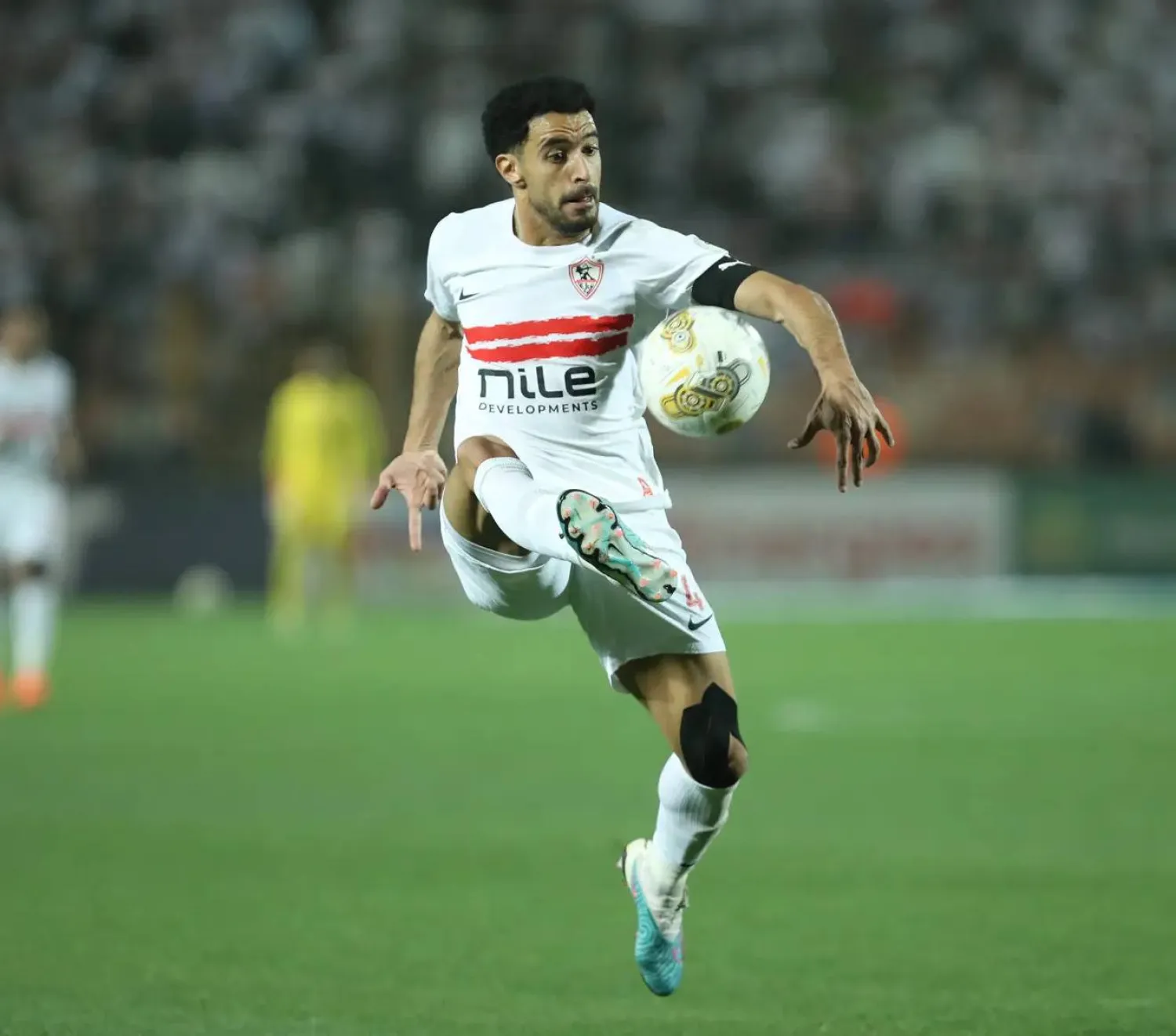 عمر جابر قائد الزمالك المصري (كاف)