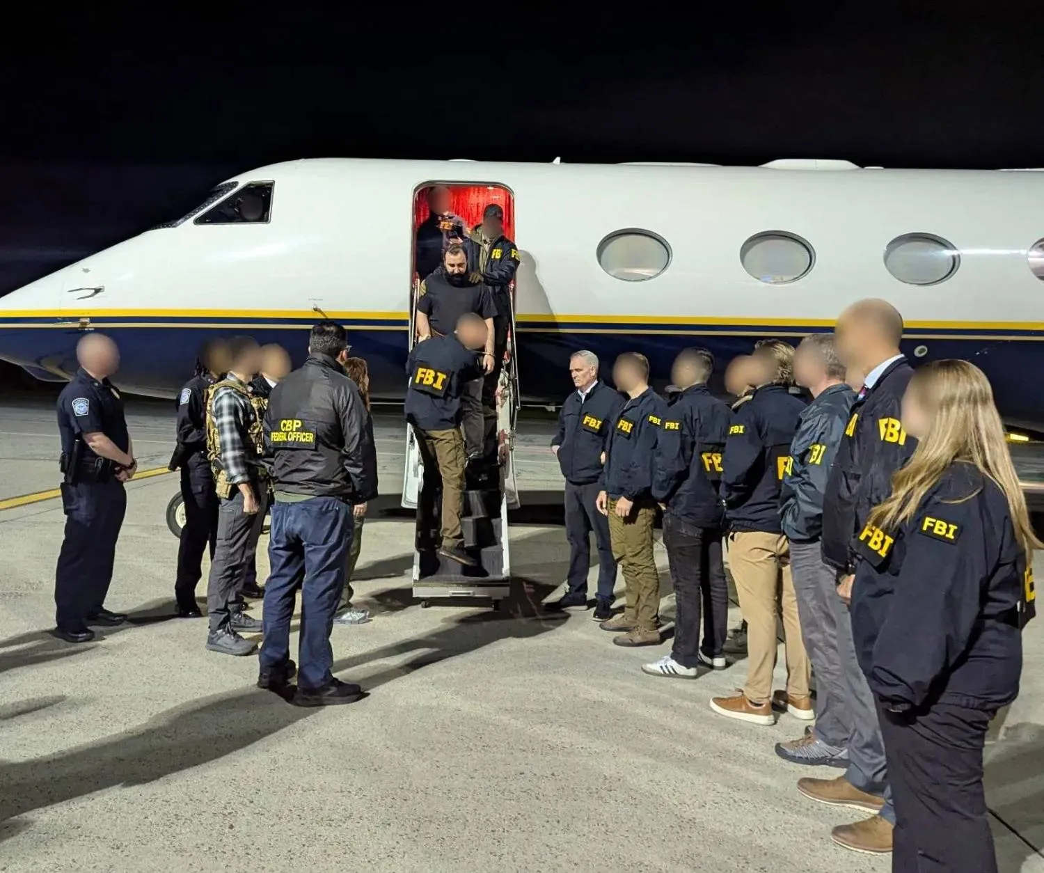 A photo released by the US Justice Department shows Mohammad Baqer Saad Dawood Al-Saadi after his arrest. (US Justice Department) 