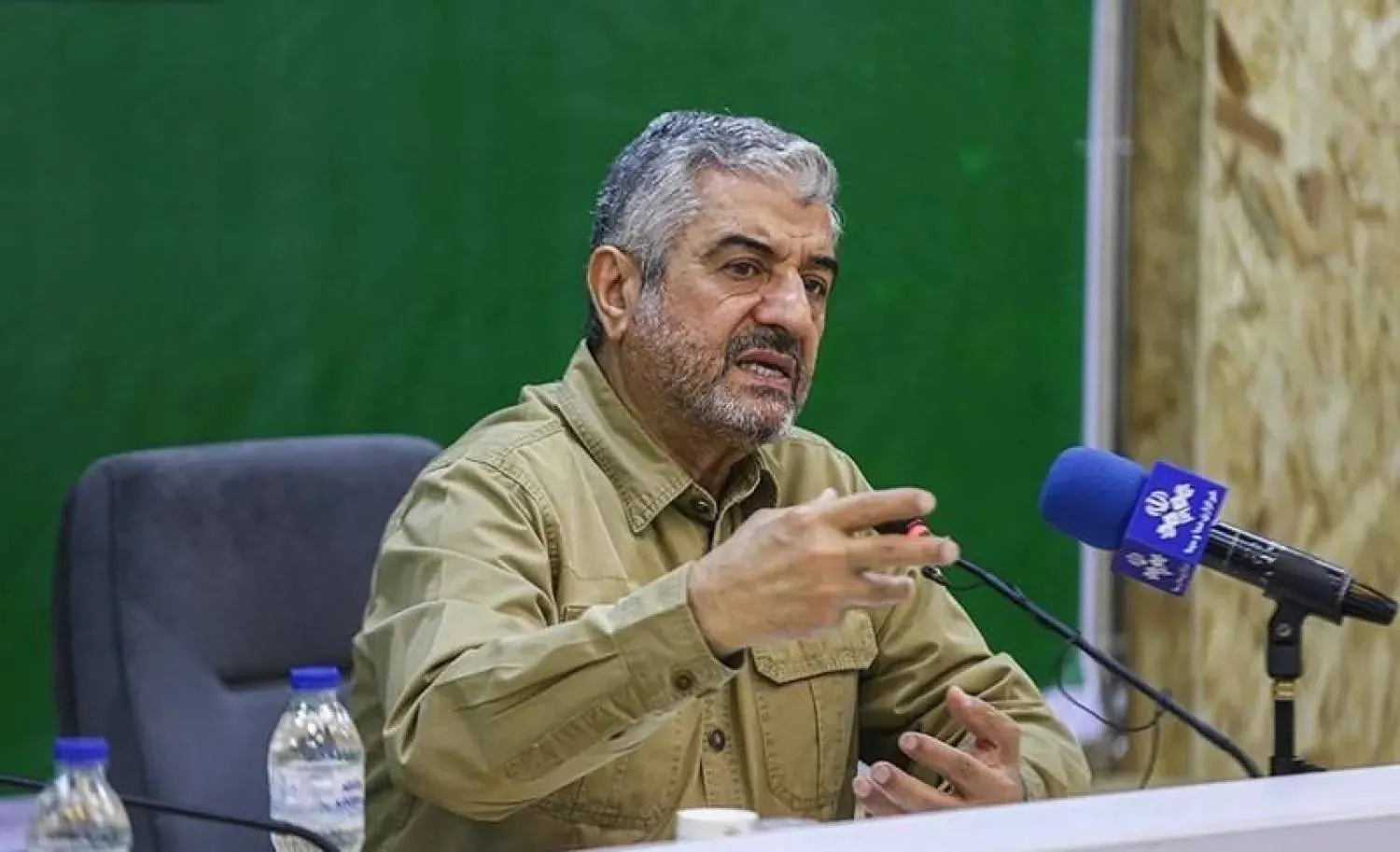 Mohammad Ali Jafari, a senior commander in Iran’s Revolutionary Guards (File photo - state television) 