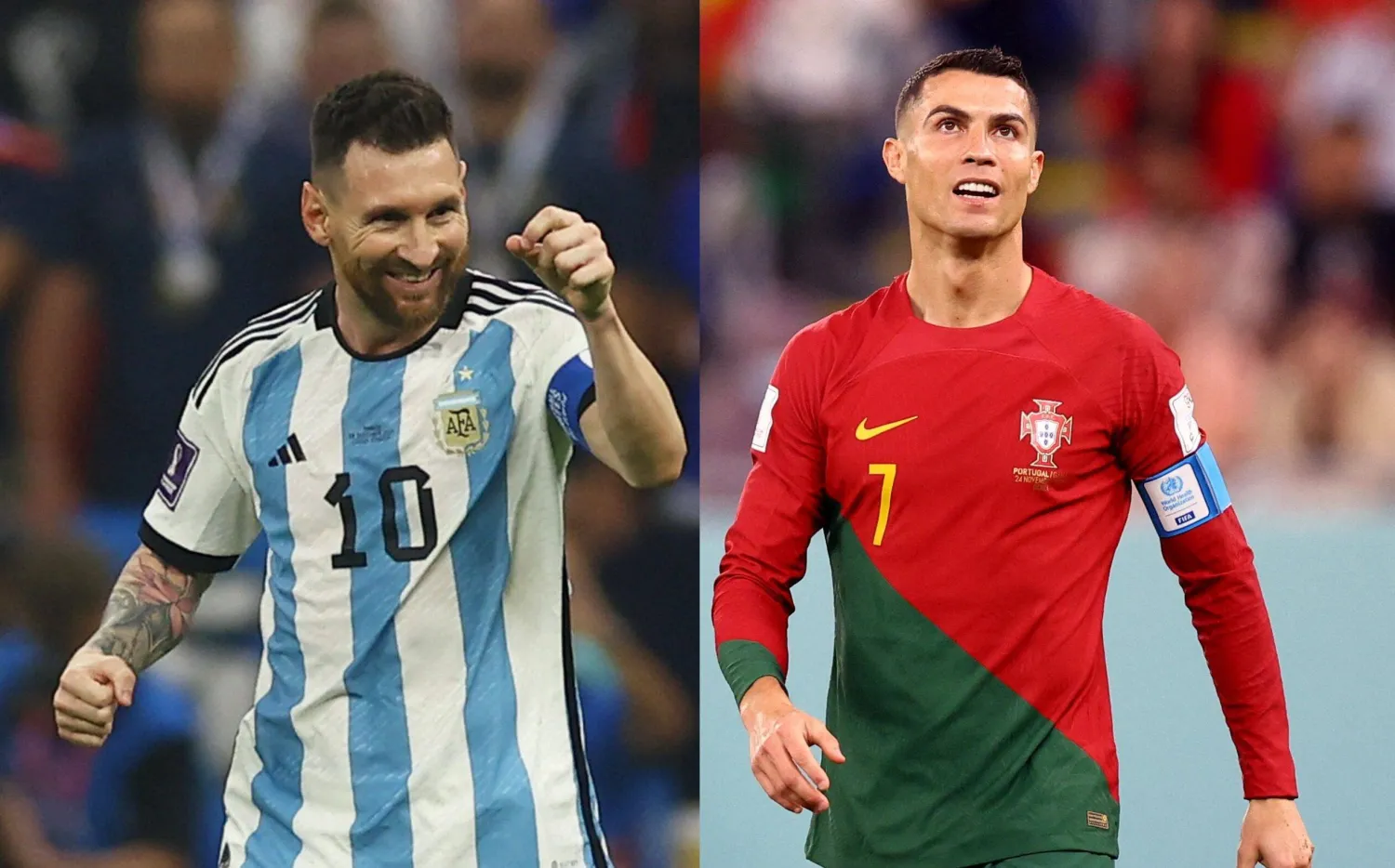 ليونيل ميسي وكريستيانو رونالدو يستعدان لتحطيم الأرقام بالمونديال (رويترز)