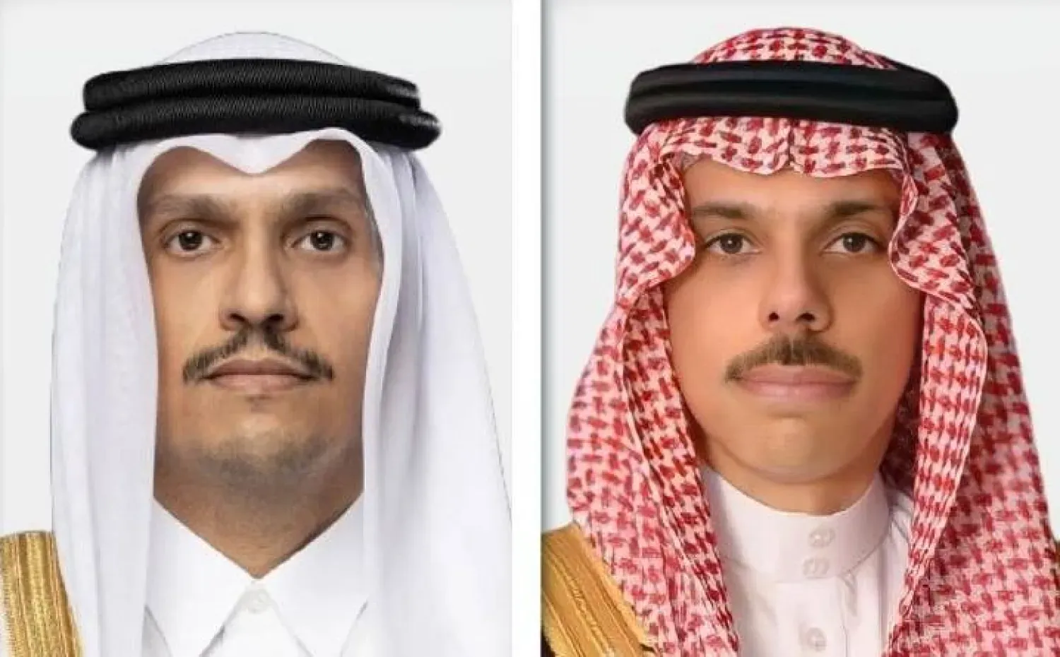 Suudi Arabistan Dışişleri Bakanı Prens Faysal bin Ferhan ve Katar Dışişleri Bakanı Şeyh Muhammed bin Abdurrahman Al Sani (Şarku’l Avsat)