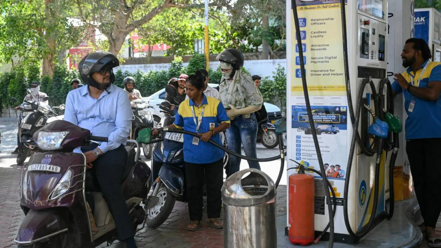 The Middle East war has sent energy prices climbing. Shammi MEHRA / AFP
