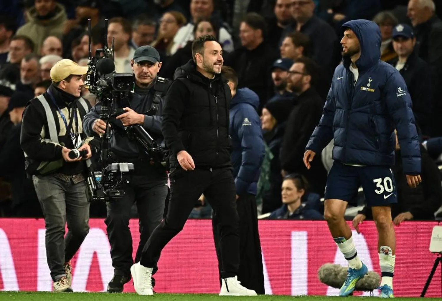 Football - Premier League - Tottenham Hotspur v Leeds United - Tottenham Hotspur Stadium, London, Britain - May 11, 2026 Tottenham Hotspur manager Roberto de Zerbi after the match. (Reuters)