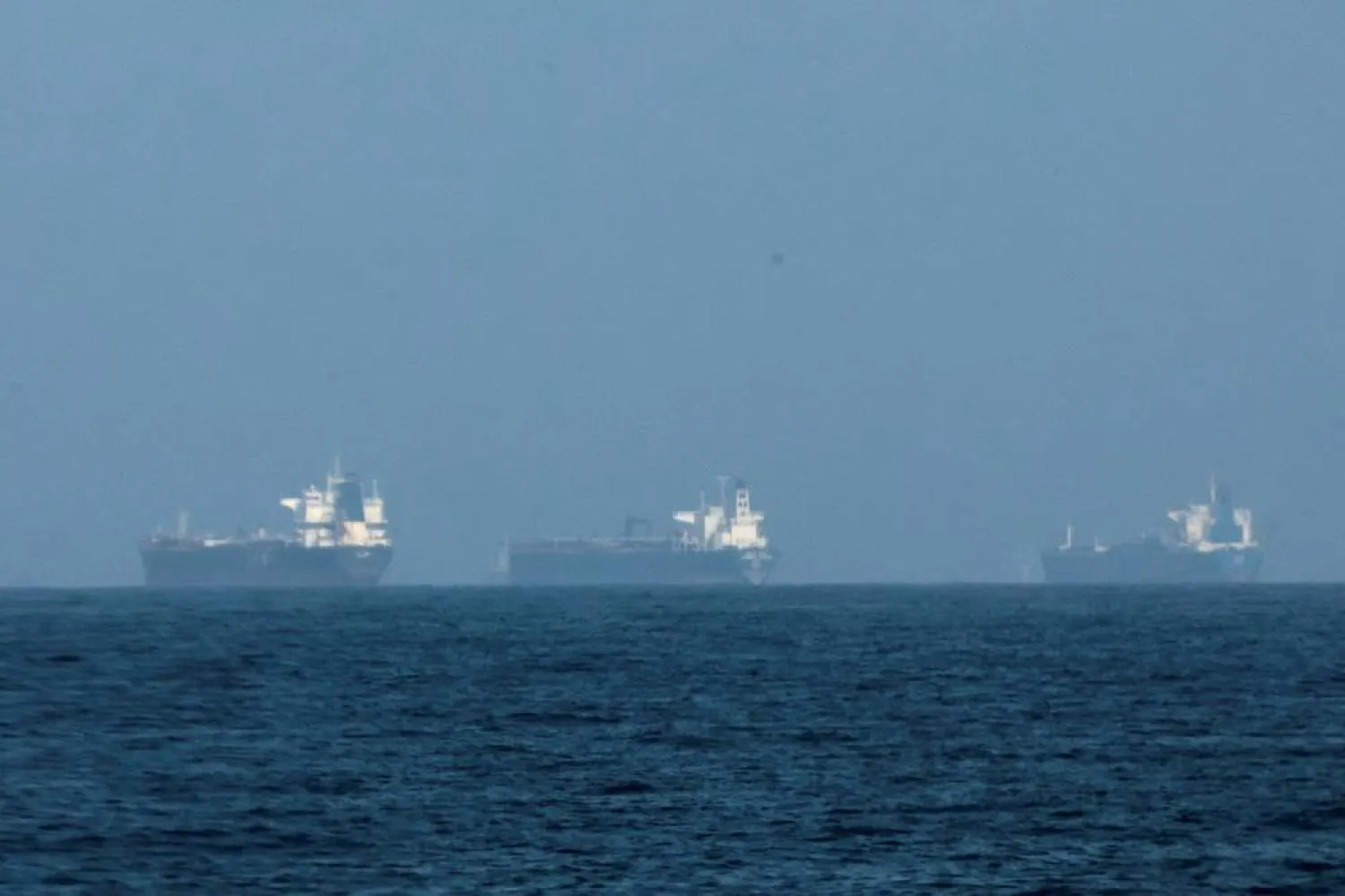 Tankers are seen off the coast of the Fujairah, as Iran vows to close the Strait of Hormuz, amid the US-Israel conflict with Iran, in Fujairah, United Arab Emirates, March 3, 2026. (Reuters)
