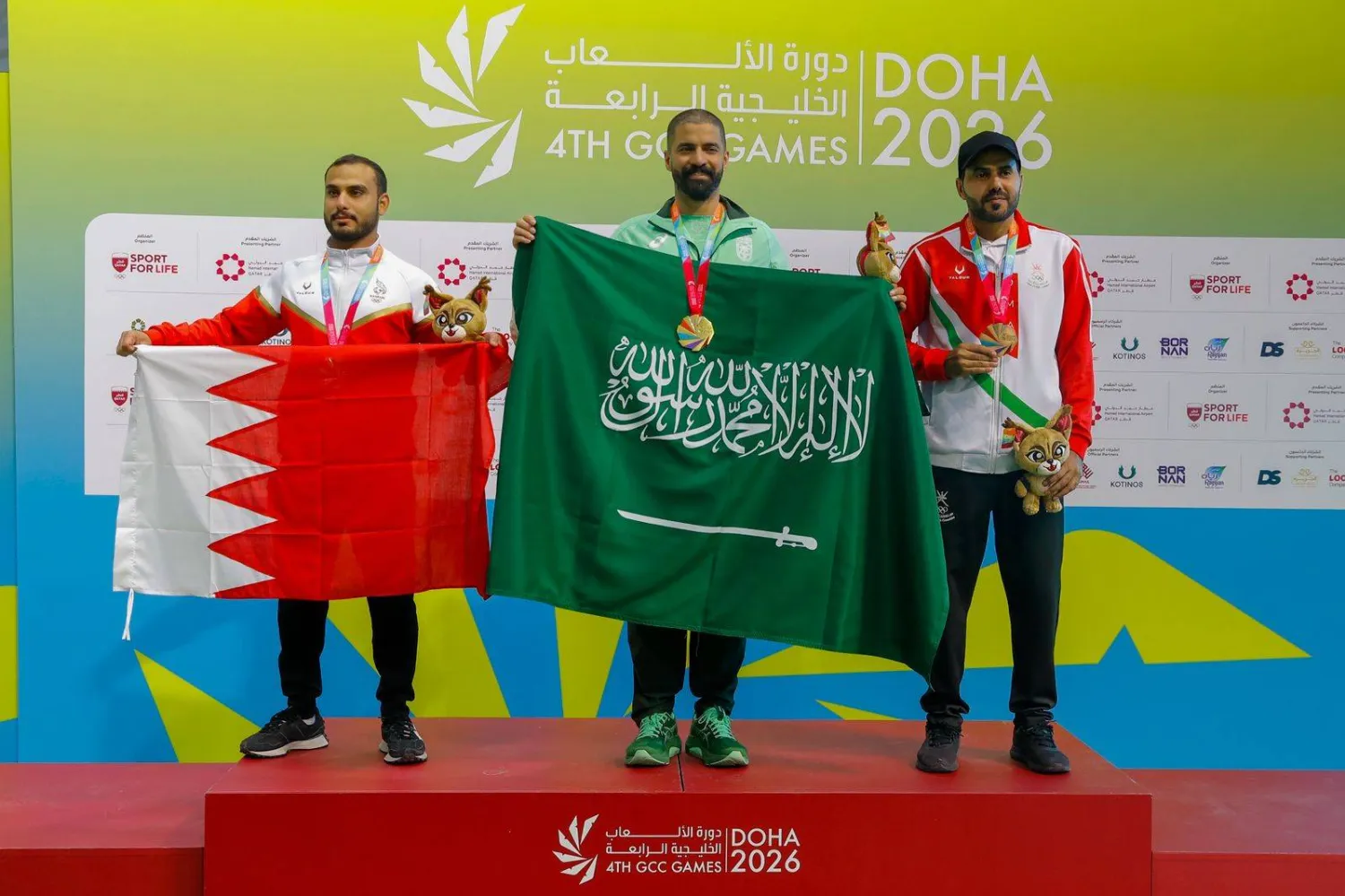 المنتخب السعودي للرماية أحرز ذهبيتي مسابقة المسدس الهوائي 10 أمتار (اللجنة الأولمبية السعودية)
