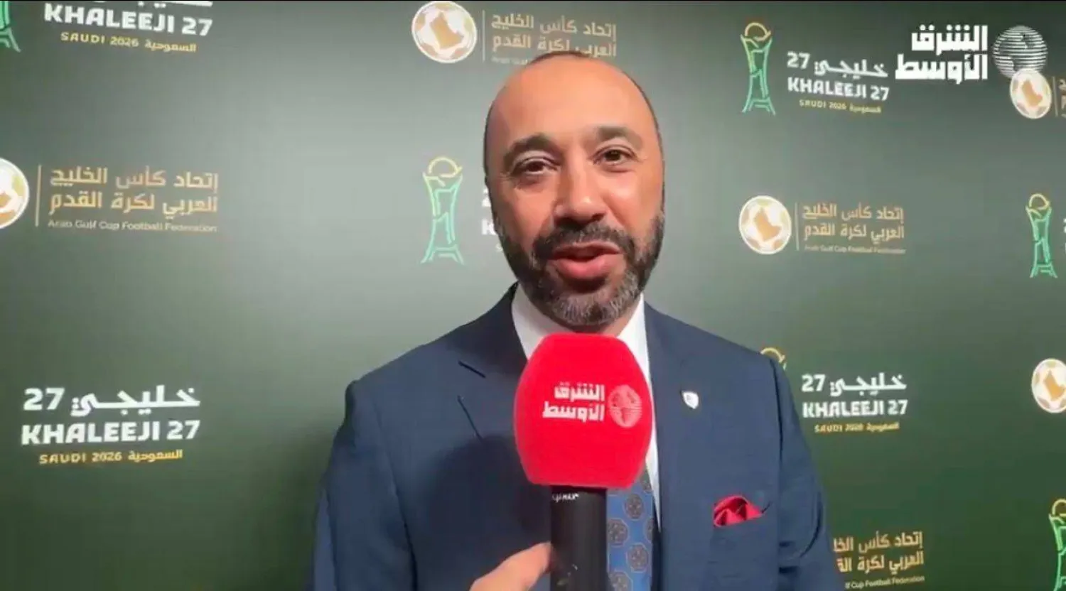 المغربي طارق السكتيوي مدرب منتخب عمان (الشرق الأوسط) 