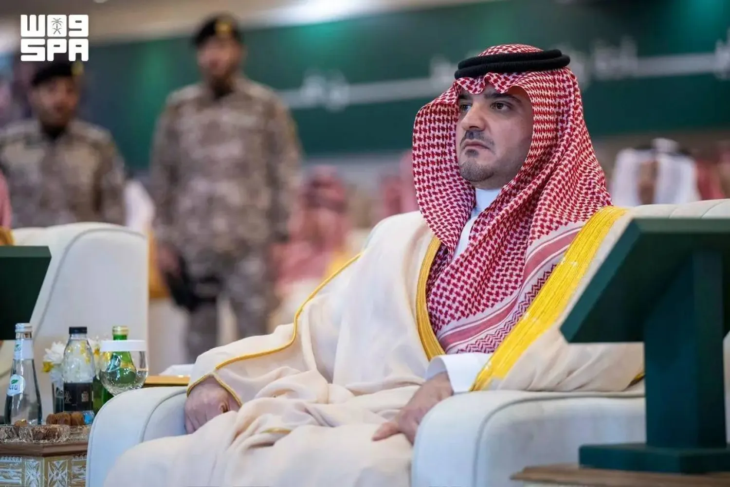 Saudi Minister of Interior and Chairman of the Supreme Hajj Committee Prince Abdulaziz bin Saud bin Naif bin Abdulaziz reviewed the readiness of the Hajj Security Forces. (SPA)