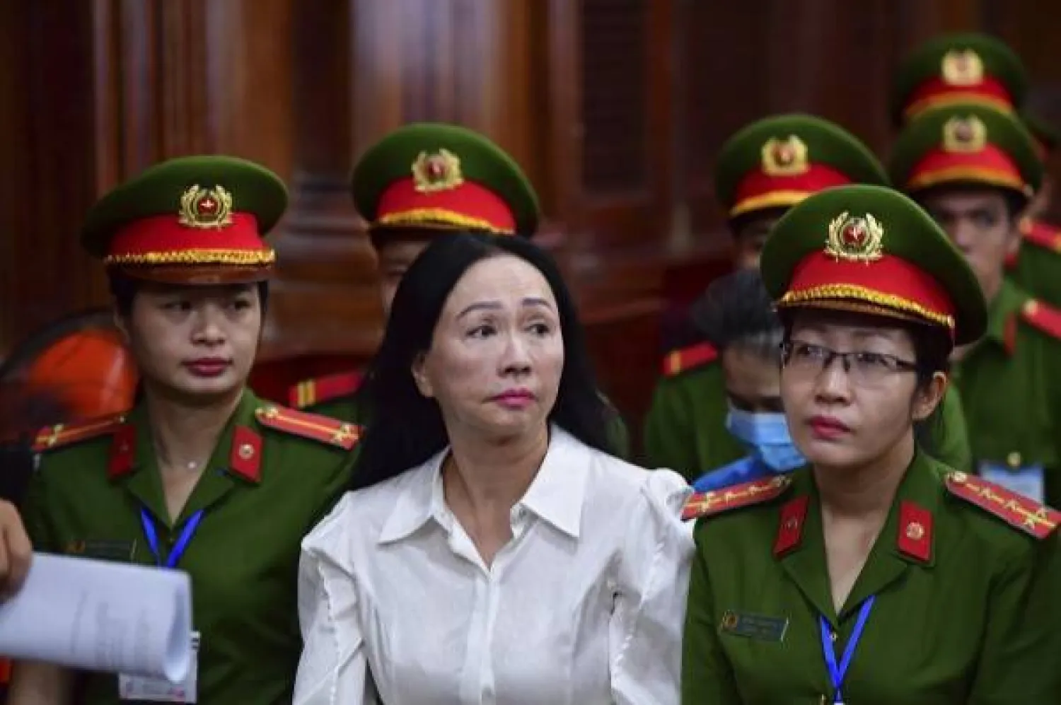 Vietnamese real estate developer Truong My Lan in court (AP file photo)