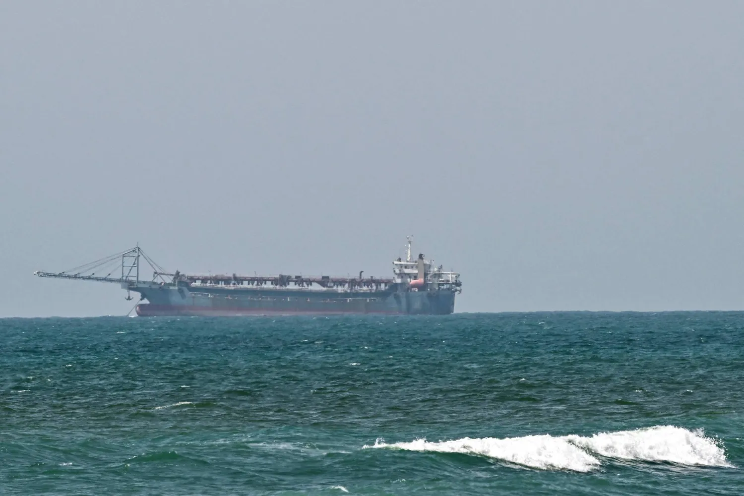 Traffic through Hormuz, a vital global shipping conduit, has come under Iranian control since the outbreak of war with Israel and the United States on February 28. (Photo by AFP) / 