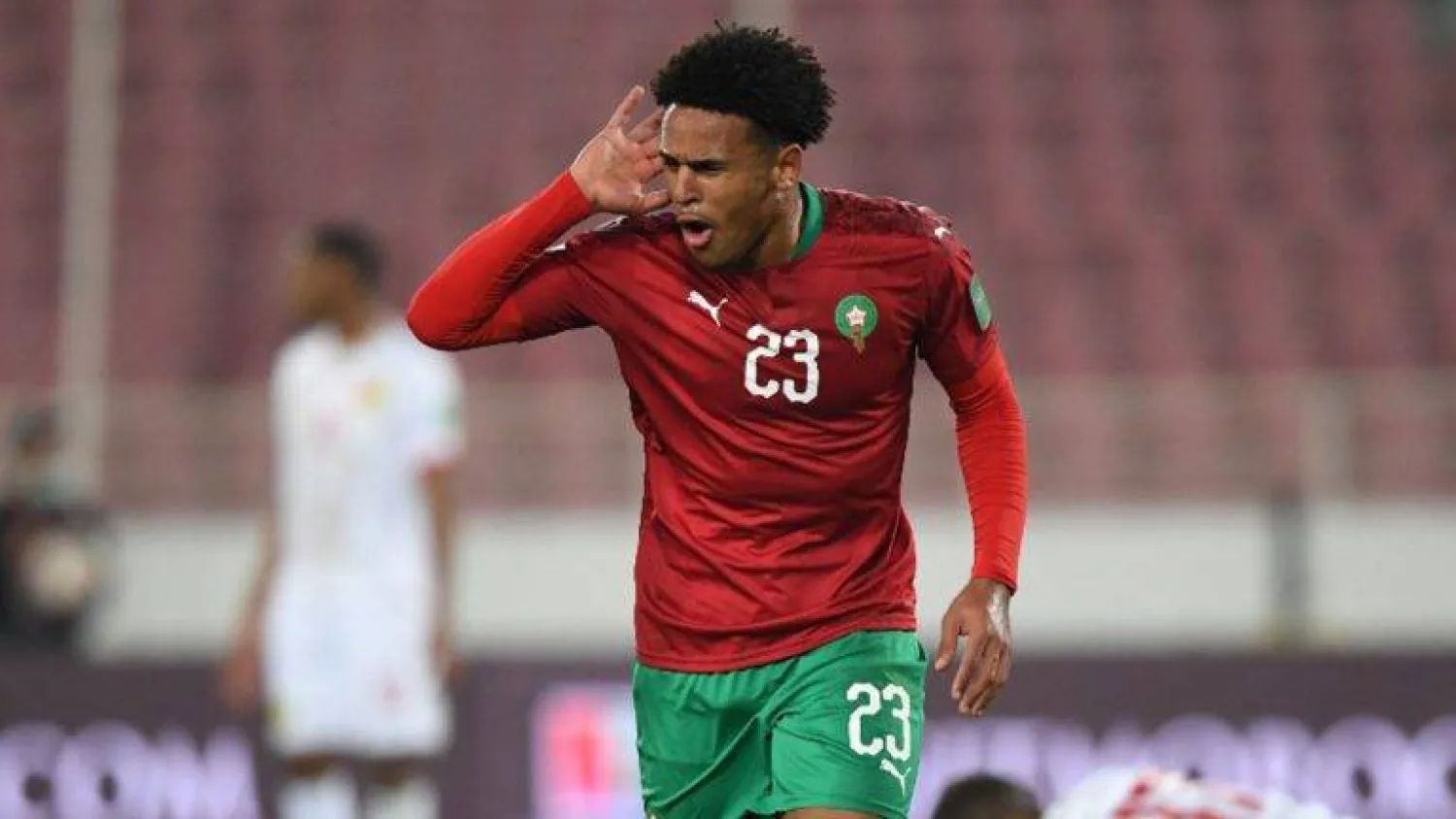 المهاجم المغربي ريان مايي (منتخب المغرب)