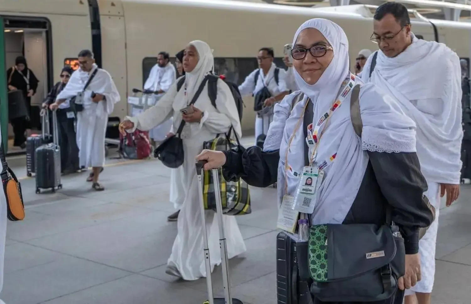 Harameyn Yüksek Hızlı Tren Hattı ile düne kadar 3 bin 649 seferde 800 binden fazla yolcu taşındı (SPA)