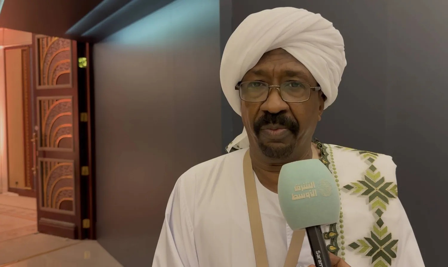 الأمين العام للمجلس الأعلى للحج والعمرة في السودان عمر مصطفى علي (الشرق الأوسط)